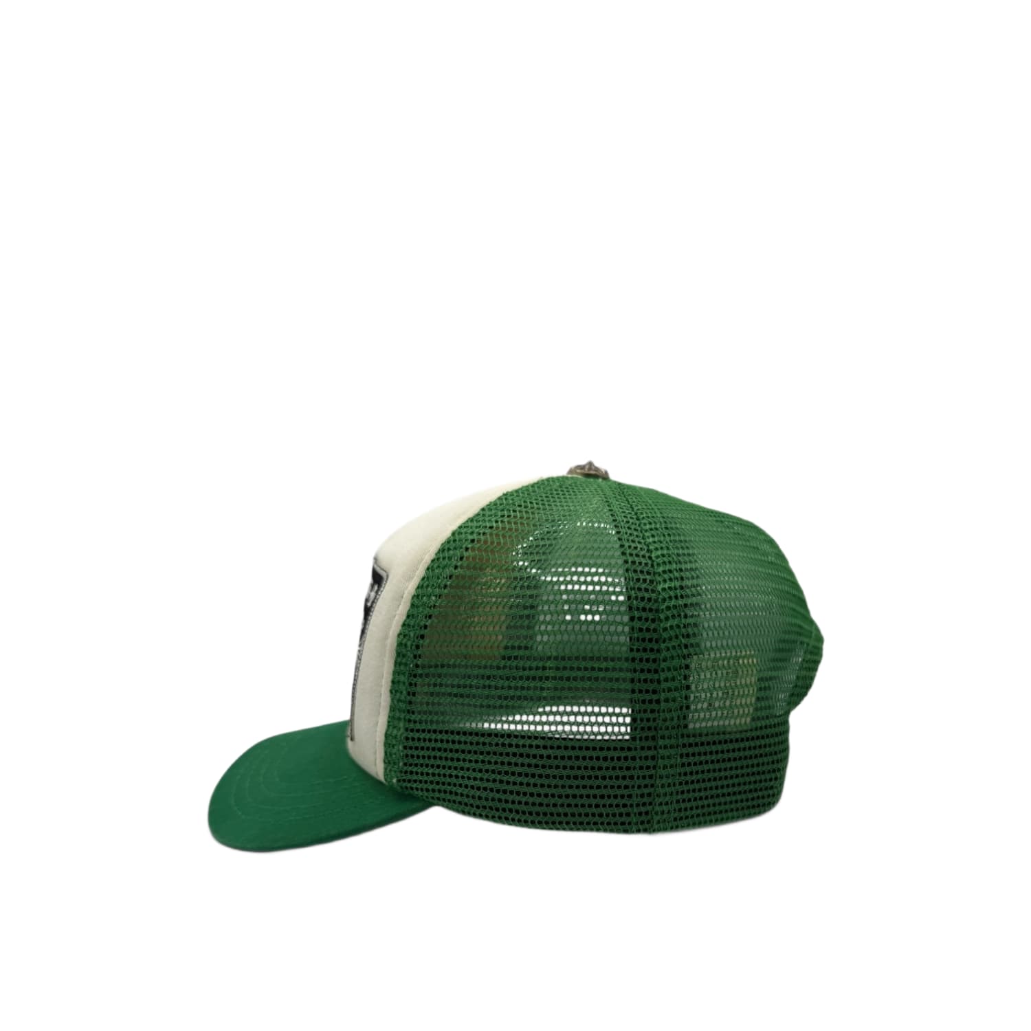 Chrome Hearts CH Hollywood Trucker Hat Green/White