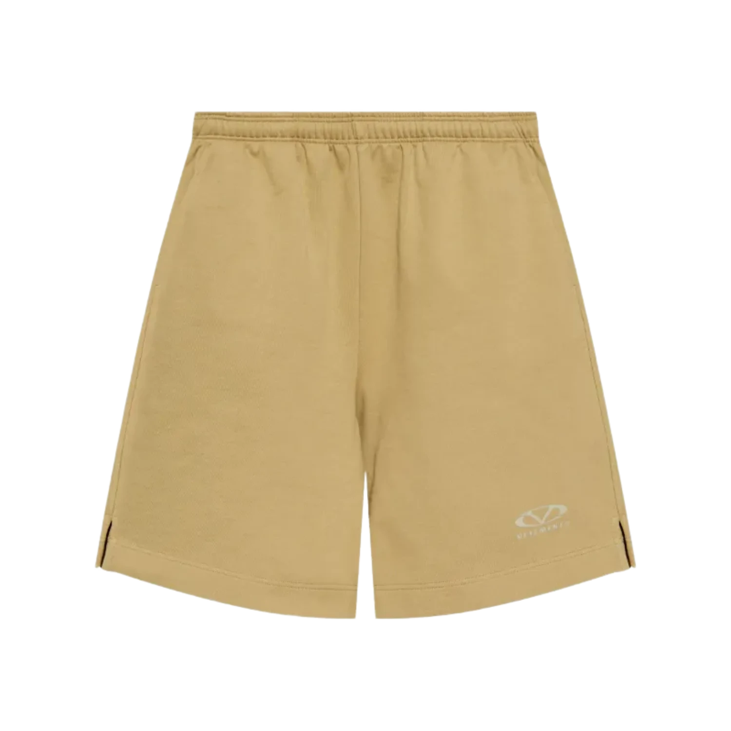 Vetements Oval Logo Shorts Neutrals