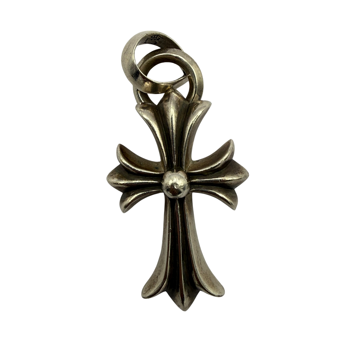 Chrome Hearts Ch Cross Bale Pendant Silver
