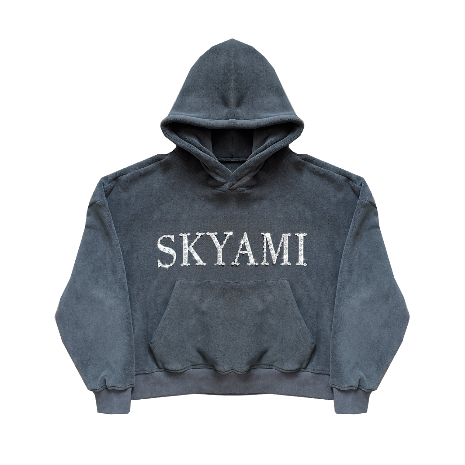 77 Studios Rhinestone Models Hoodie