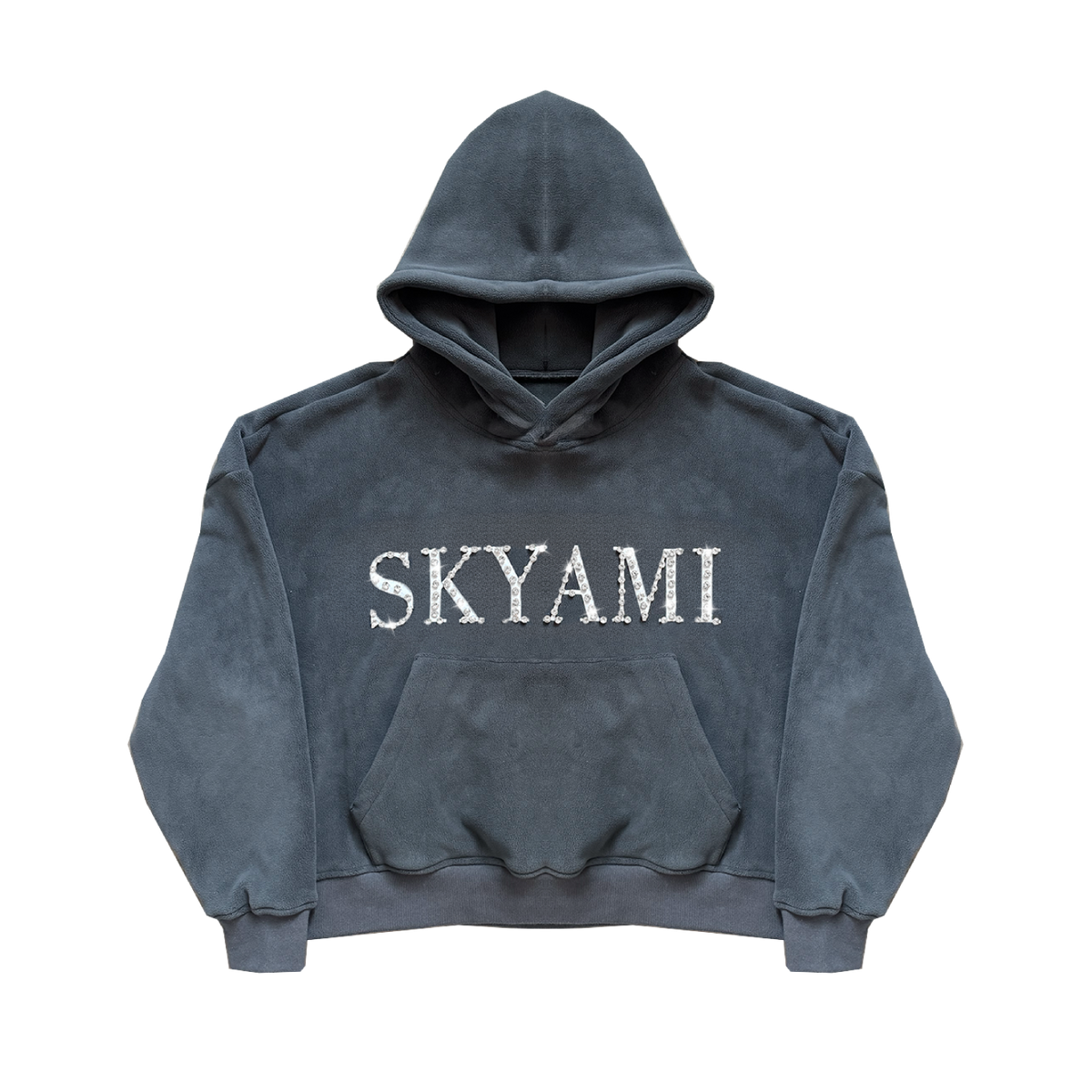 77 Studios Rhinestone Models Hoodie