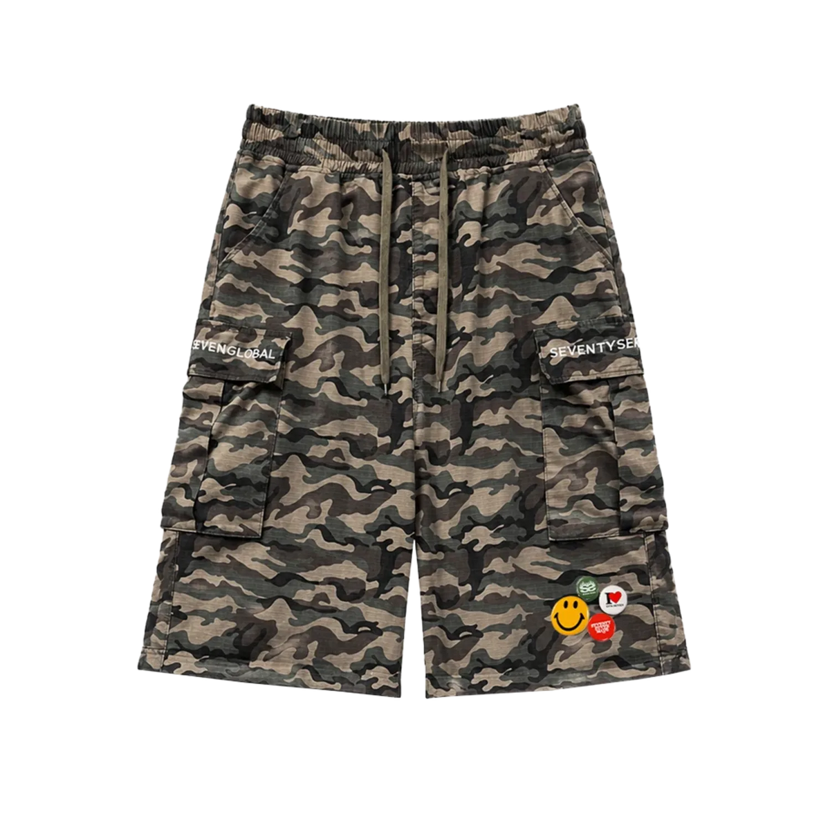 77 Studios Camo Convertible Cargos