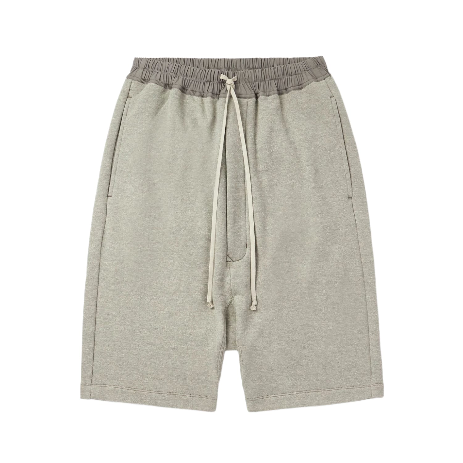 Rick Owens DRKSHDW Straight Leg Cotton Shorts Grey