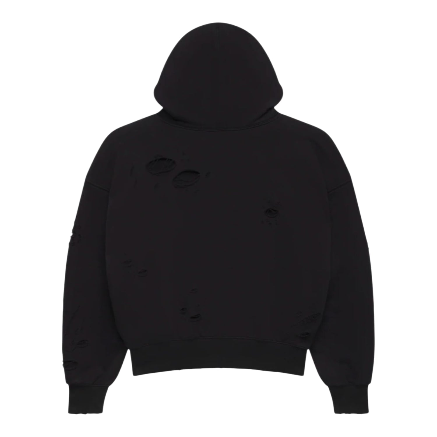 LostShdws DSTRY DBL Layer Logo Hoodie Black