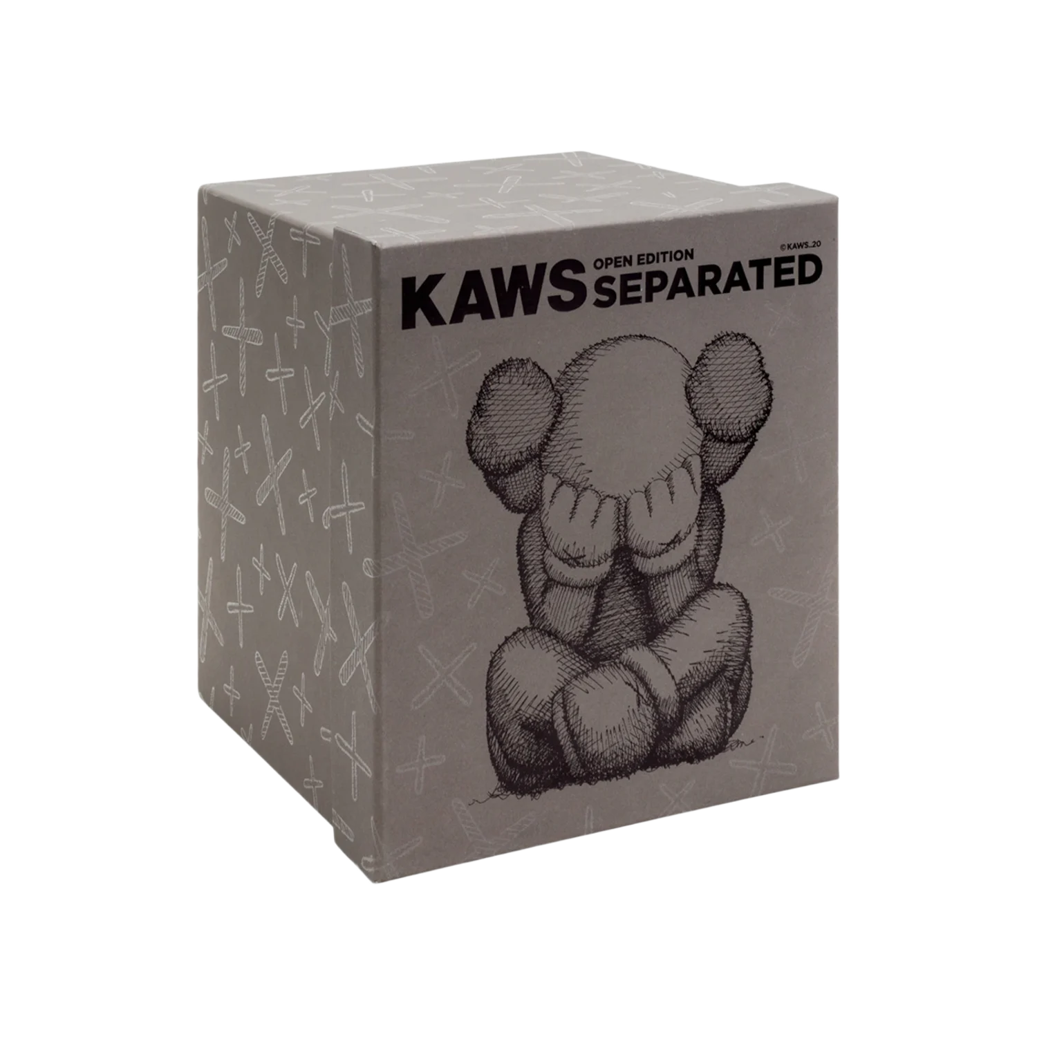 KAWS Separated Vinyl Figure Brown