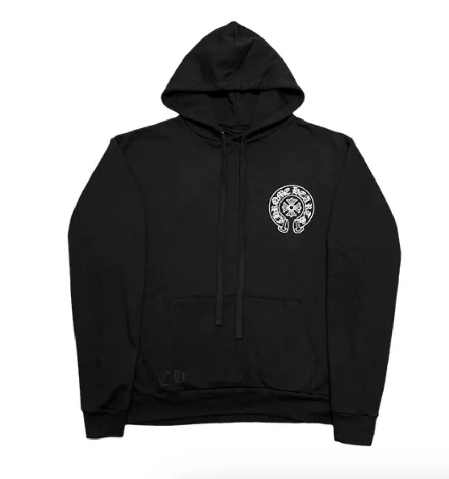 Chrome Hearts Miami Exclusive Horseshoe Hoodie Black