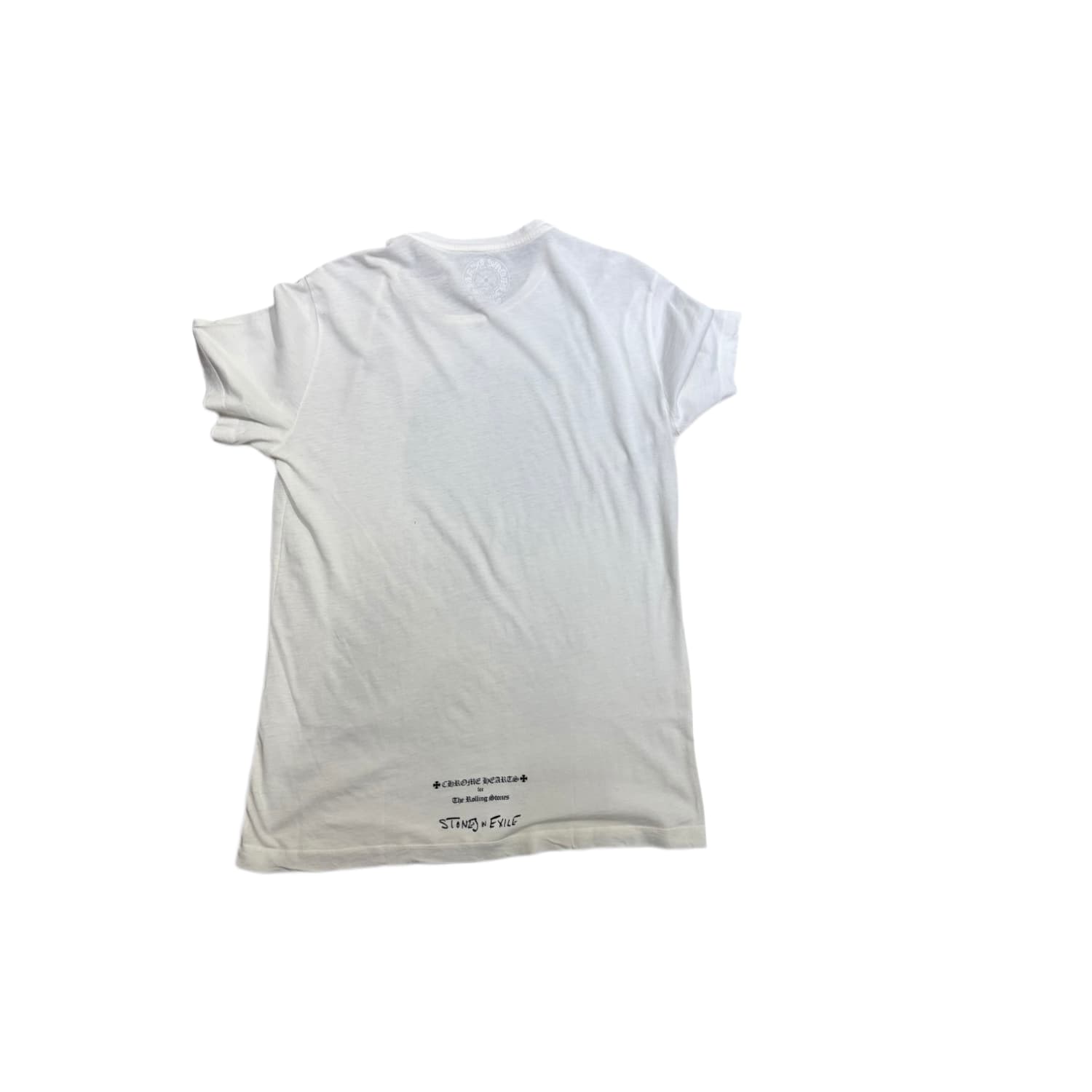 Chrome Hearts Rolling Stones Exile Keith Richards Womens Tee White