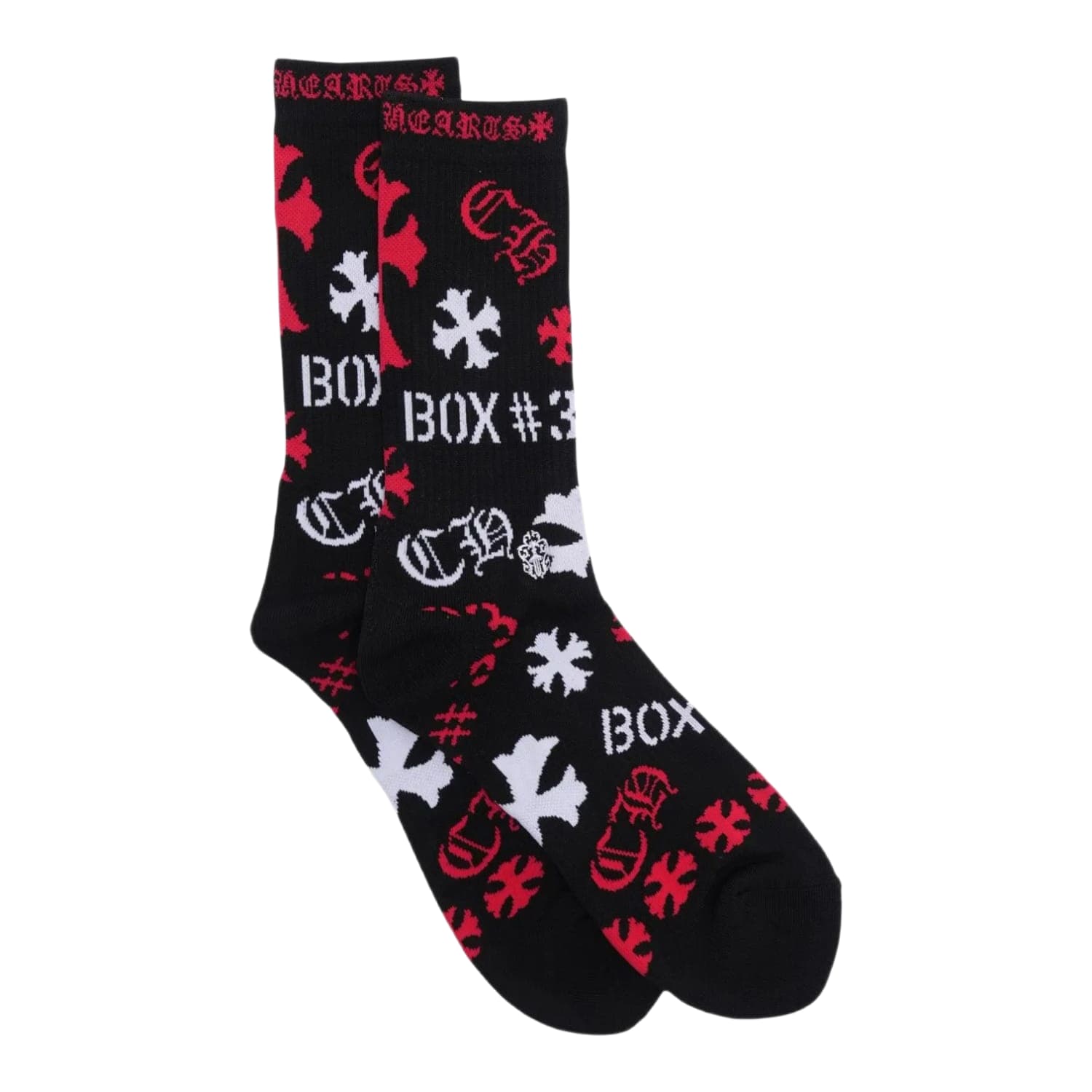 Chrome Hearts Stencil Socks Black