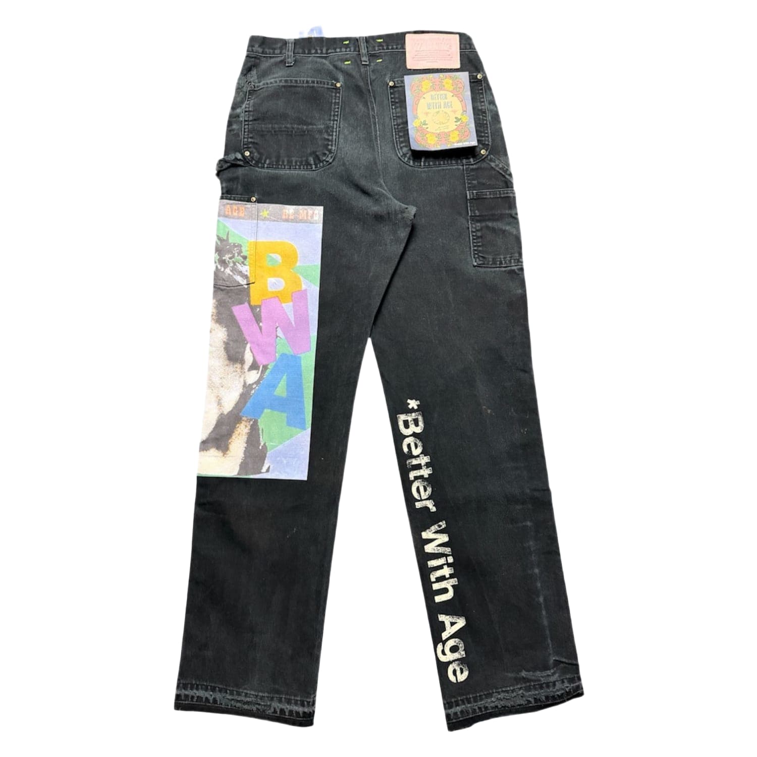 Better With Age Knucklehead Double Knee Carhartt Pants Black