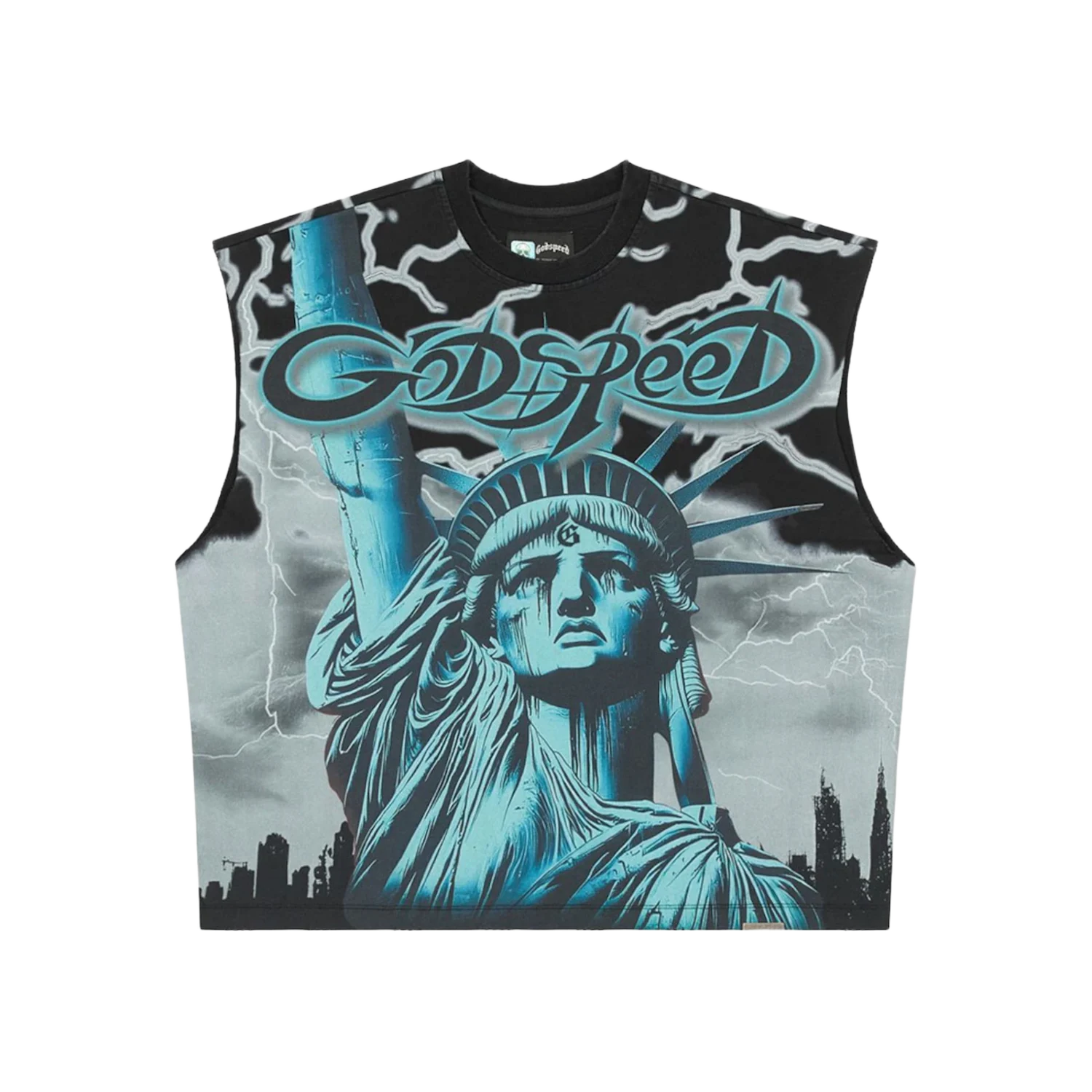 Godspeed Voltage Sleeveless T-shirt Grey