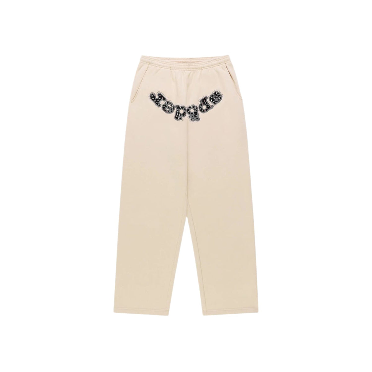Sp5der Mixed Stone OG Logo Sweatpant Cream