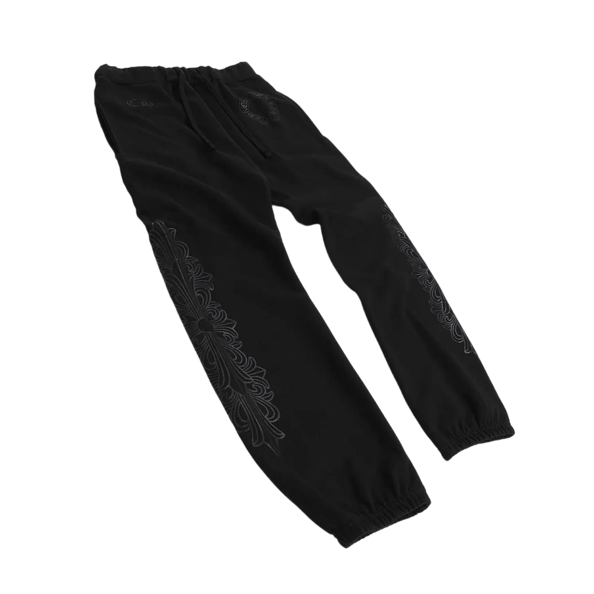 Chrome Hearts Floral Sweatpants Online Exclusive Black