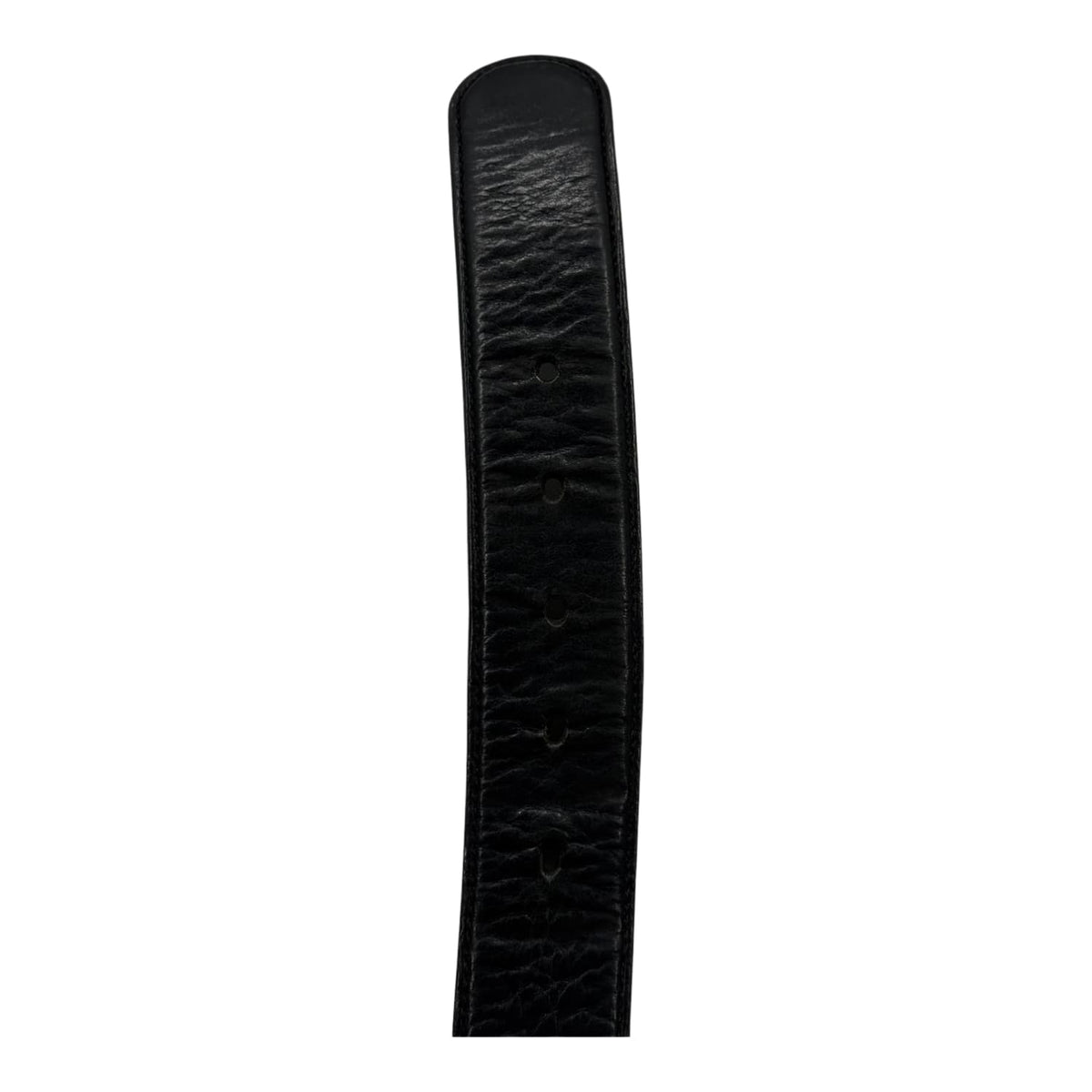 Chrome Hearts Black Leather Belt Strap - Size 34
