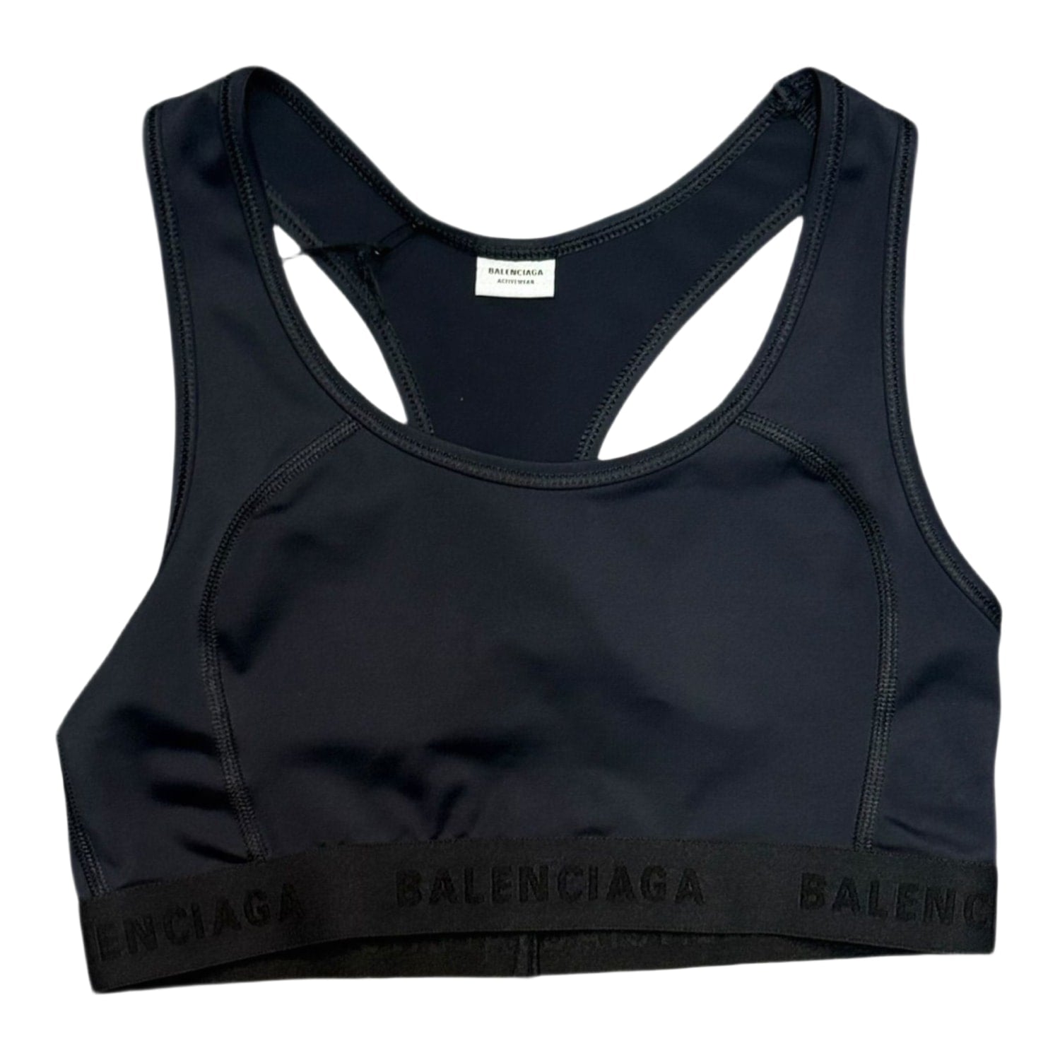 Balenciaga Women's Sports Bra Black/White