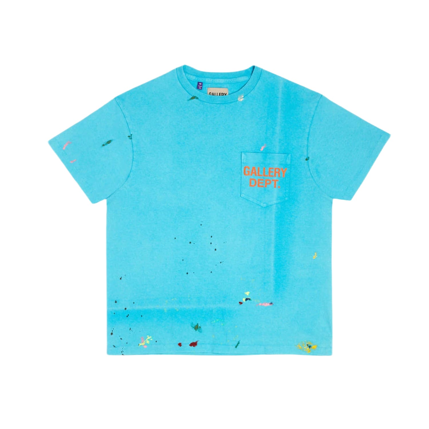 Gallery Dept. Vintage Logo Painted Tee Tee Turquoise
