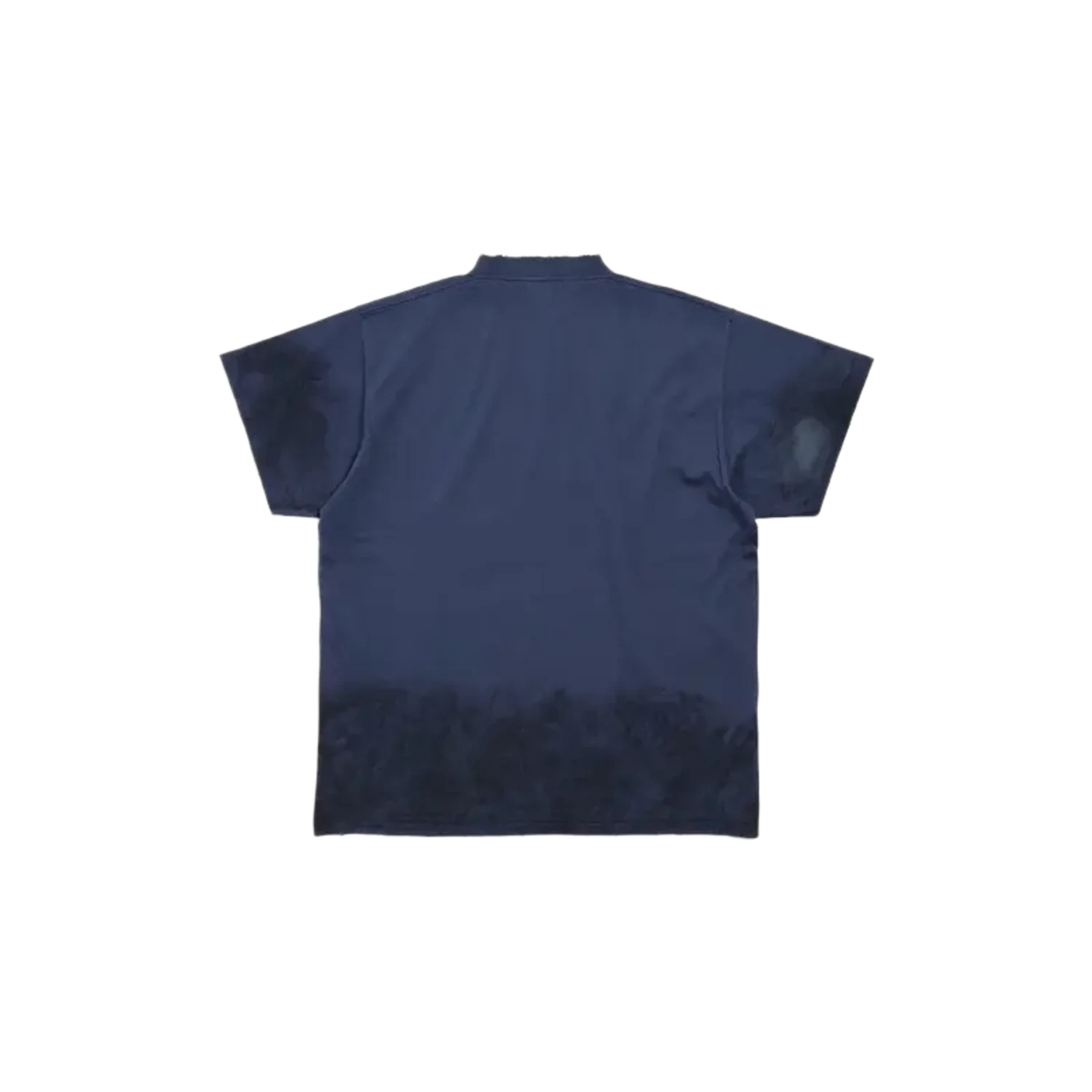 Balenciaga 3B Stencil Vintage Jersey T-Shirt Navy
