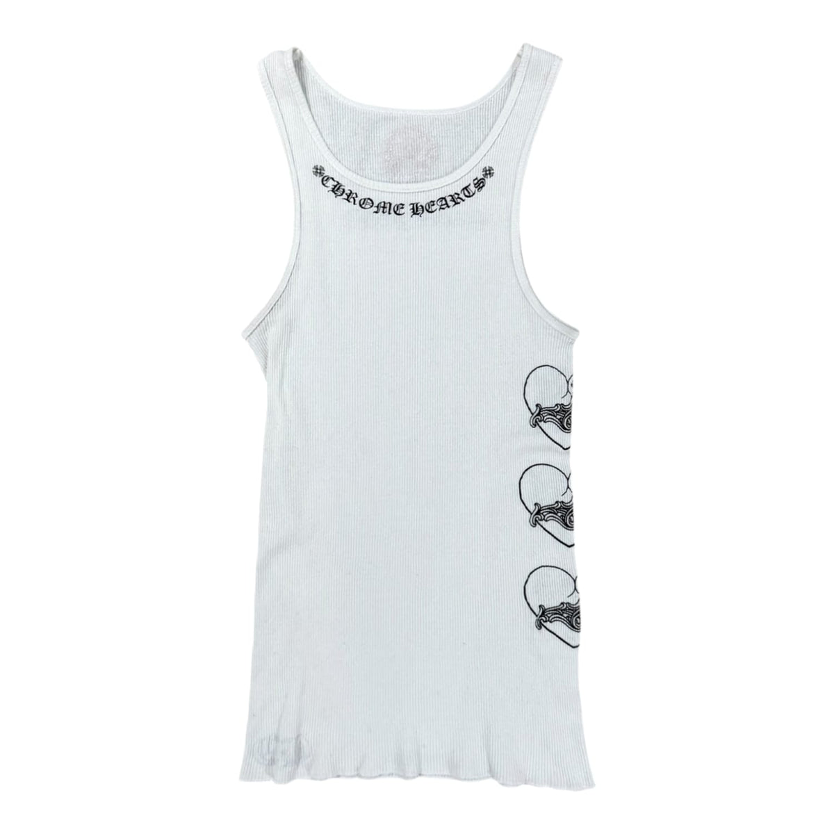 Chrome Hearts Love You Rib Tank White/Black