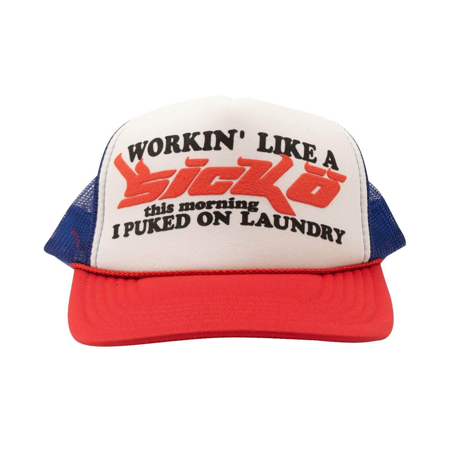 Sicko Laundry Trucker Hat Red/White/Blue