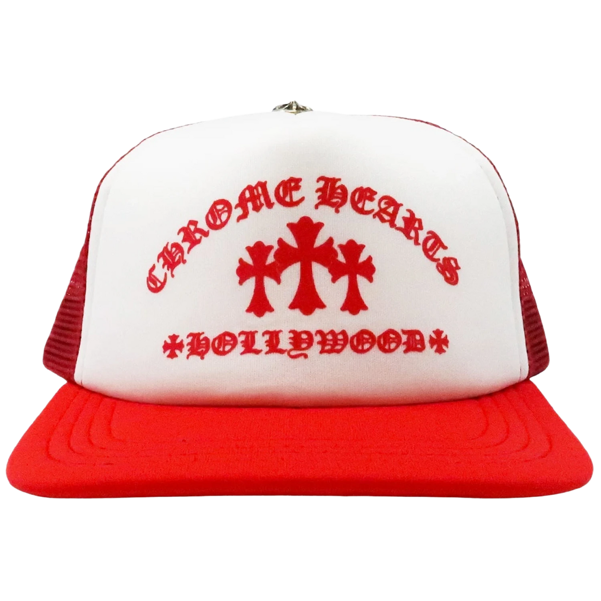Chrome Hearts King Taco Trucker Hat Red/White