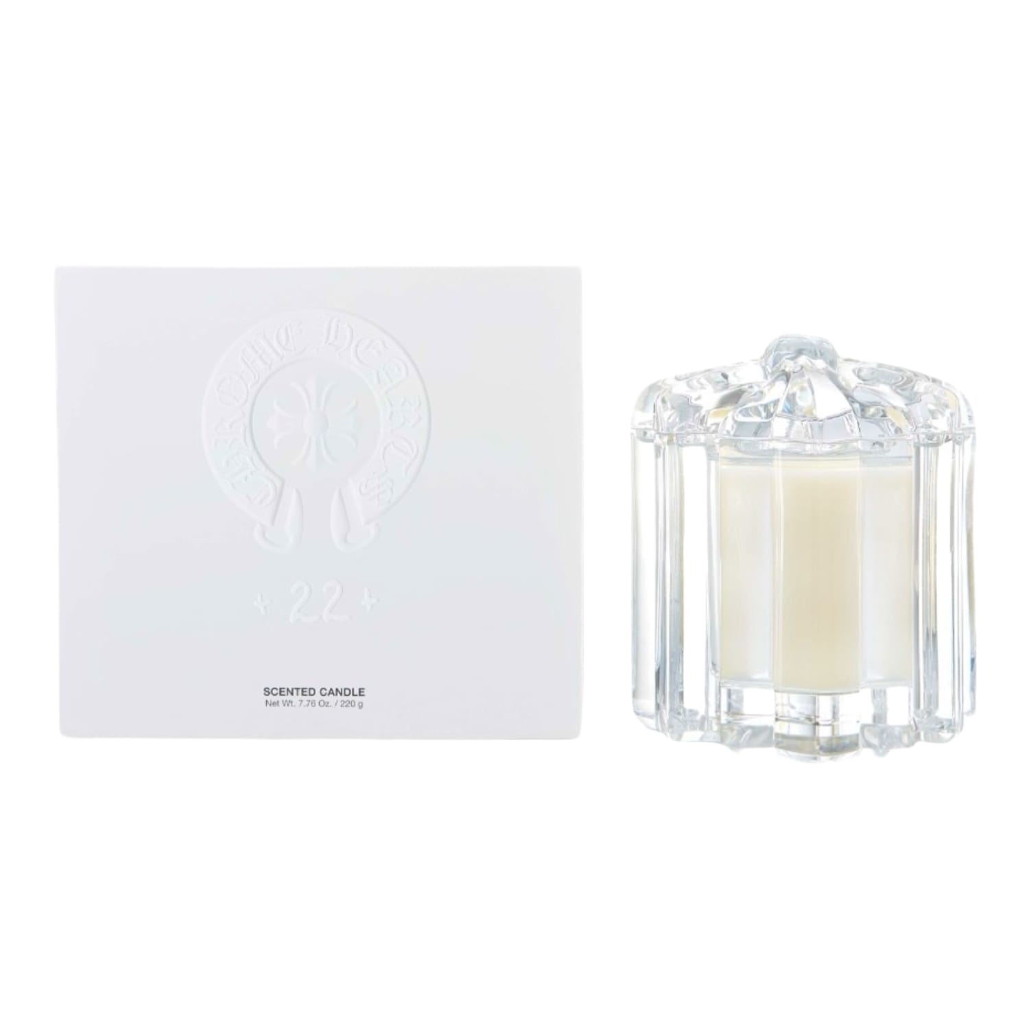 Chrome Hearts 22 Scented Candle (220G, Crystal Candle Holder Included)