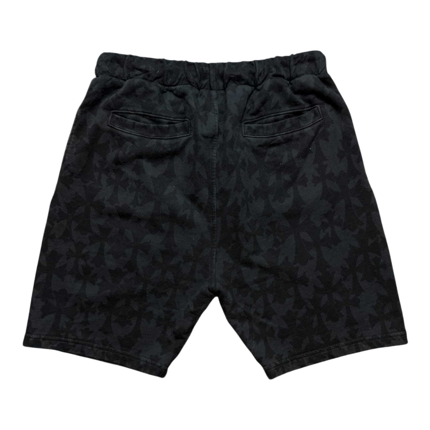 Chrome Hearts Cemetery Cross Horseshoe Sweatshorts Black