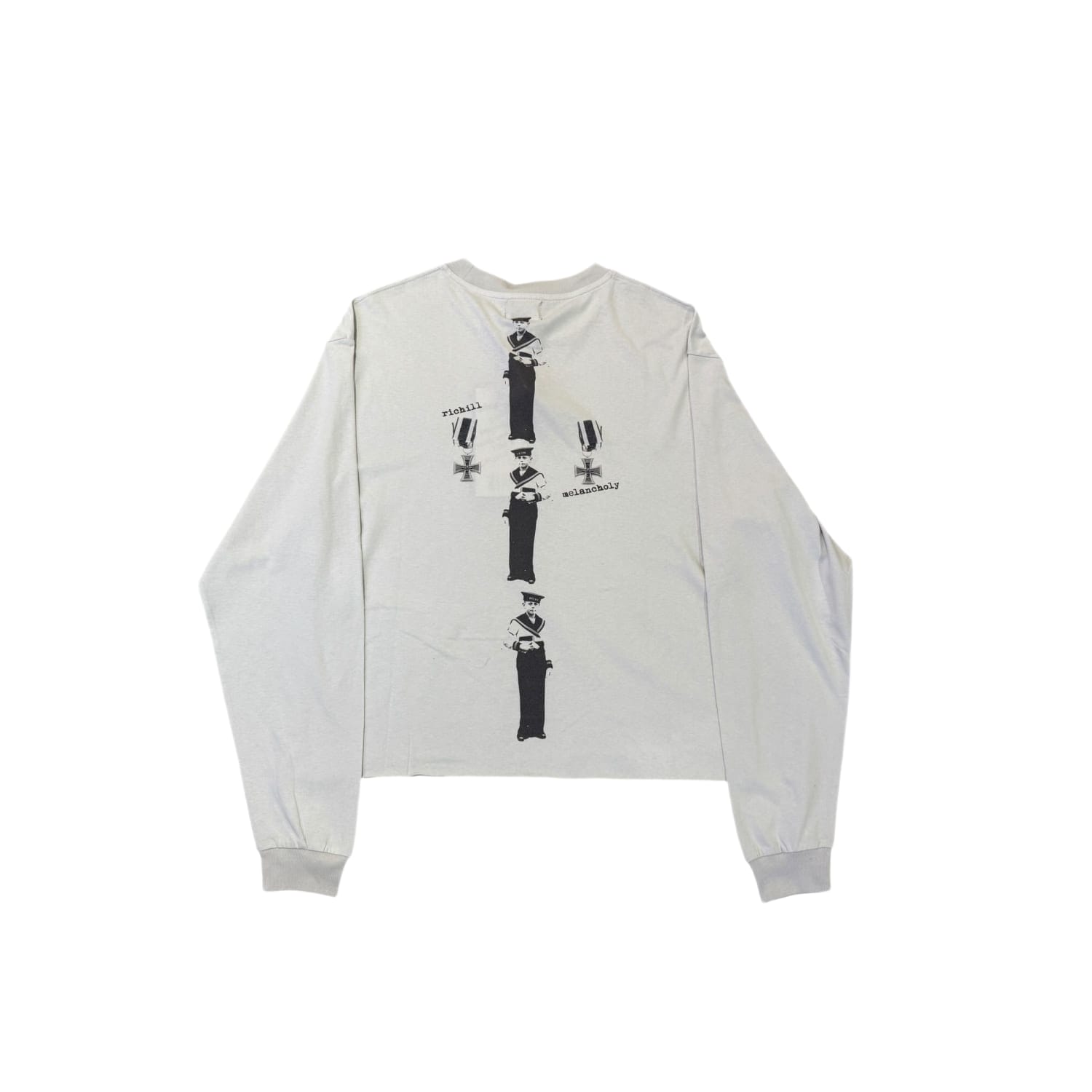 Richill Melancholy Naval Training LS T-Shirt White