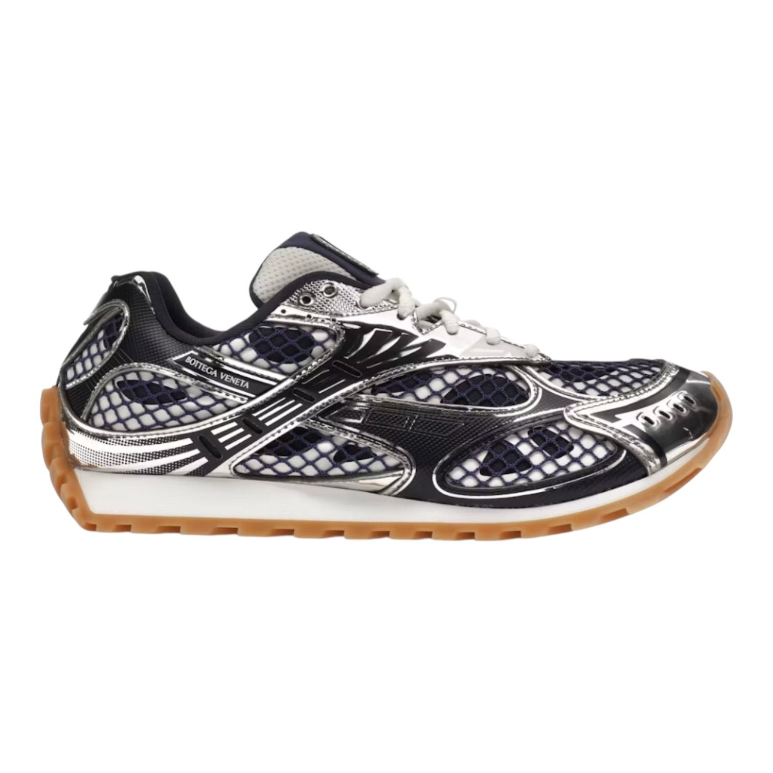 Bottega Veneta Orbit Abyss Silver