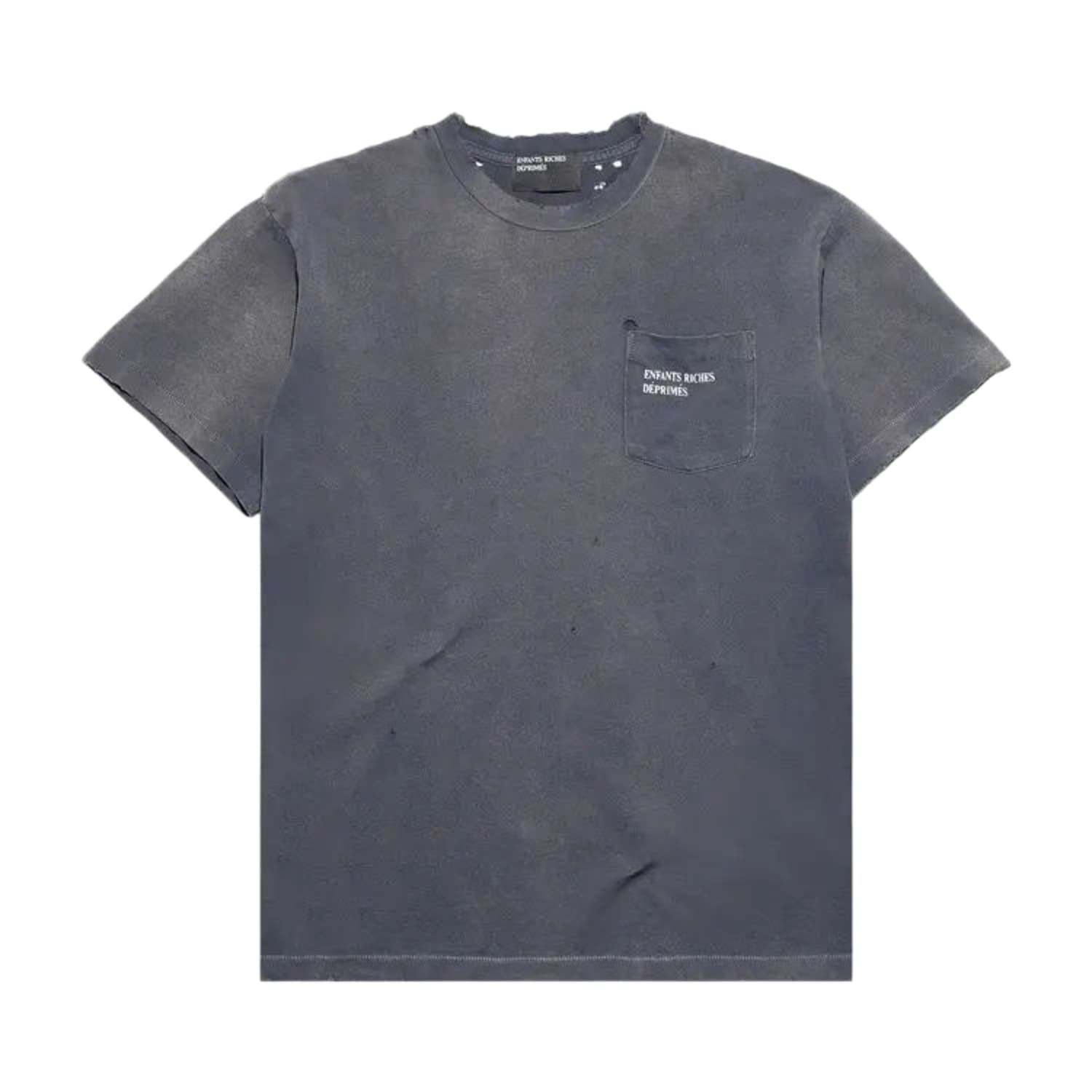 Enfants Riches Déprimés Trashed Pocket Logo T-Shirt Black