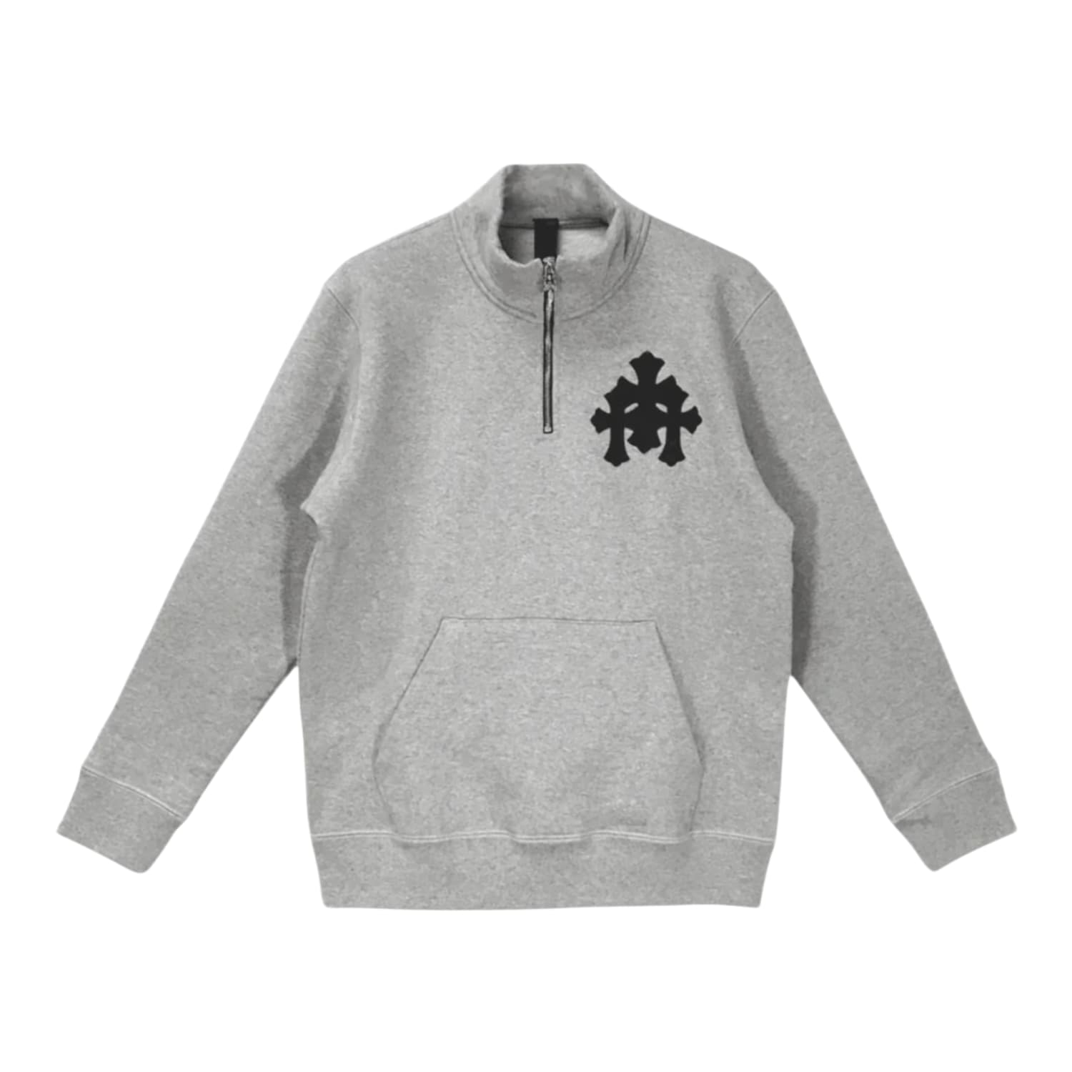 Chrome Hearts Paper Jam Quarter Zip Grey