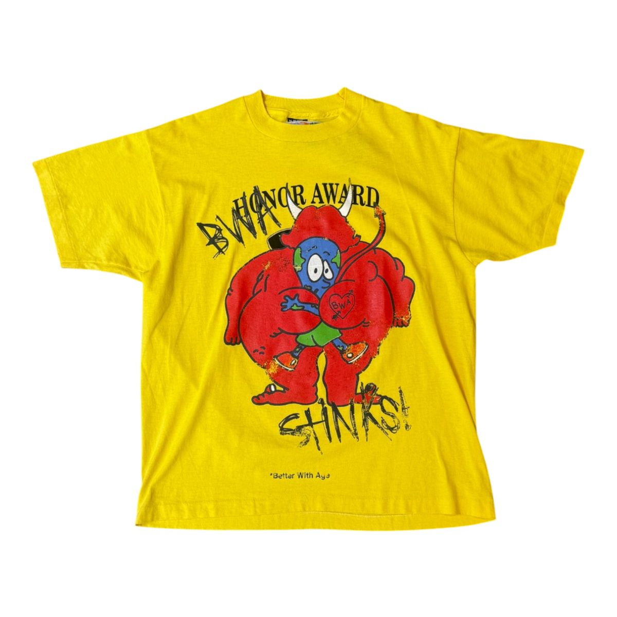 Better With Age Shrinks T-shirt Yellow