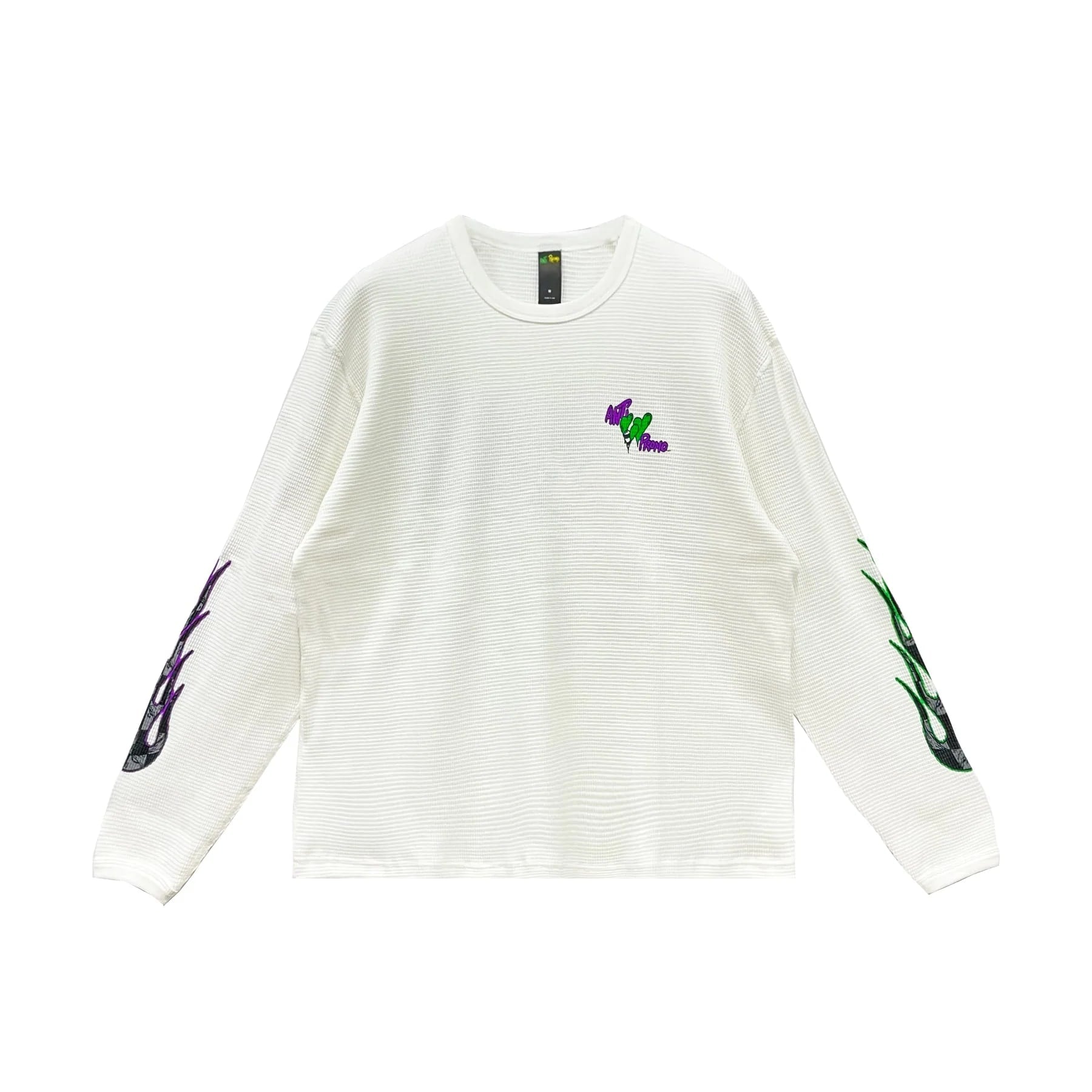 Matty Boy Anti Promo Flames Thermal White