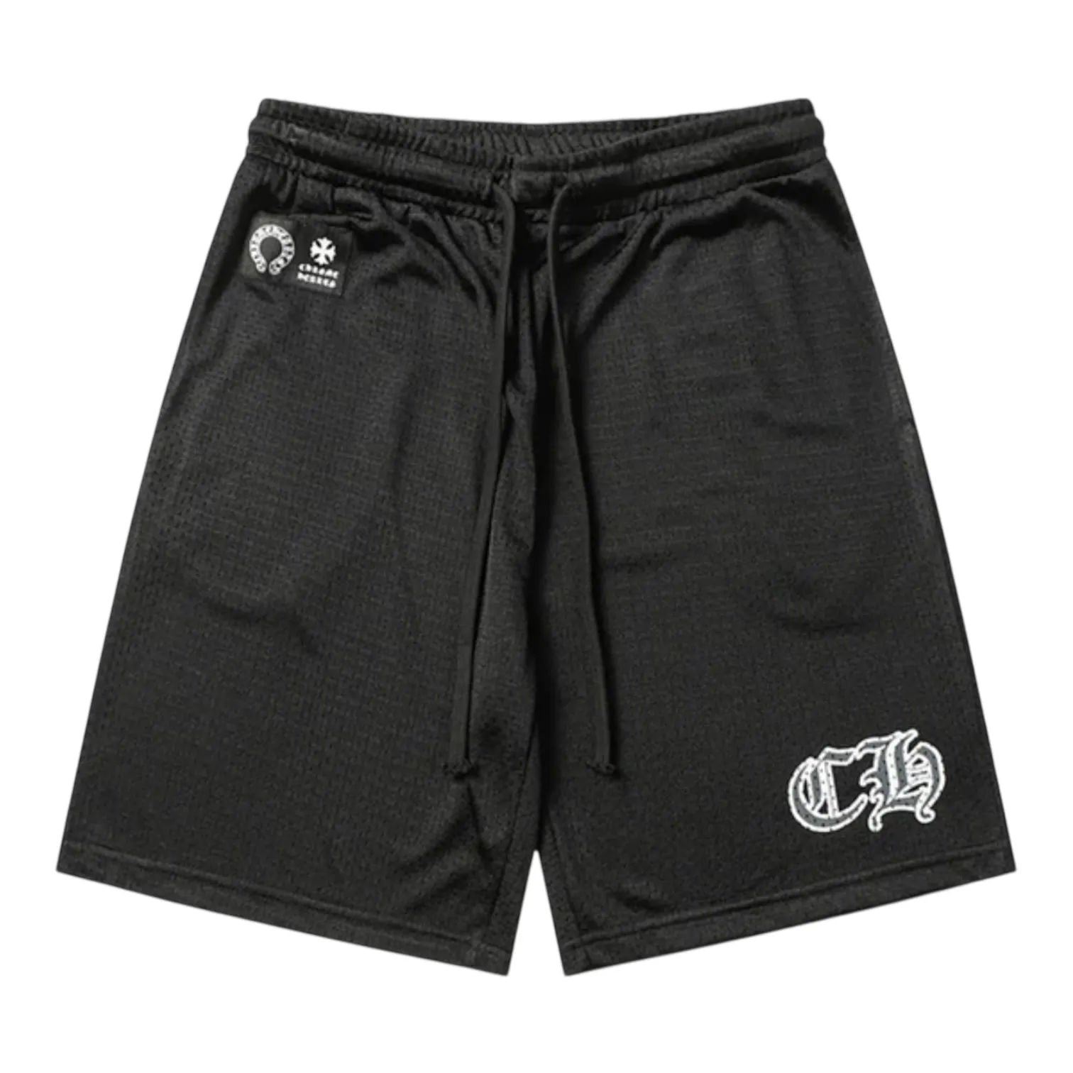Chrome Hearts Sports Mesh Varsity Shorts Black