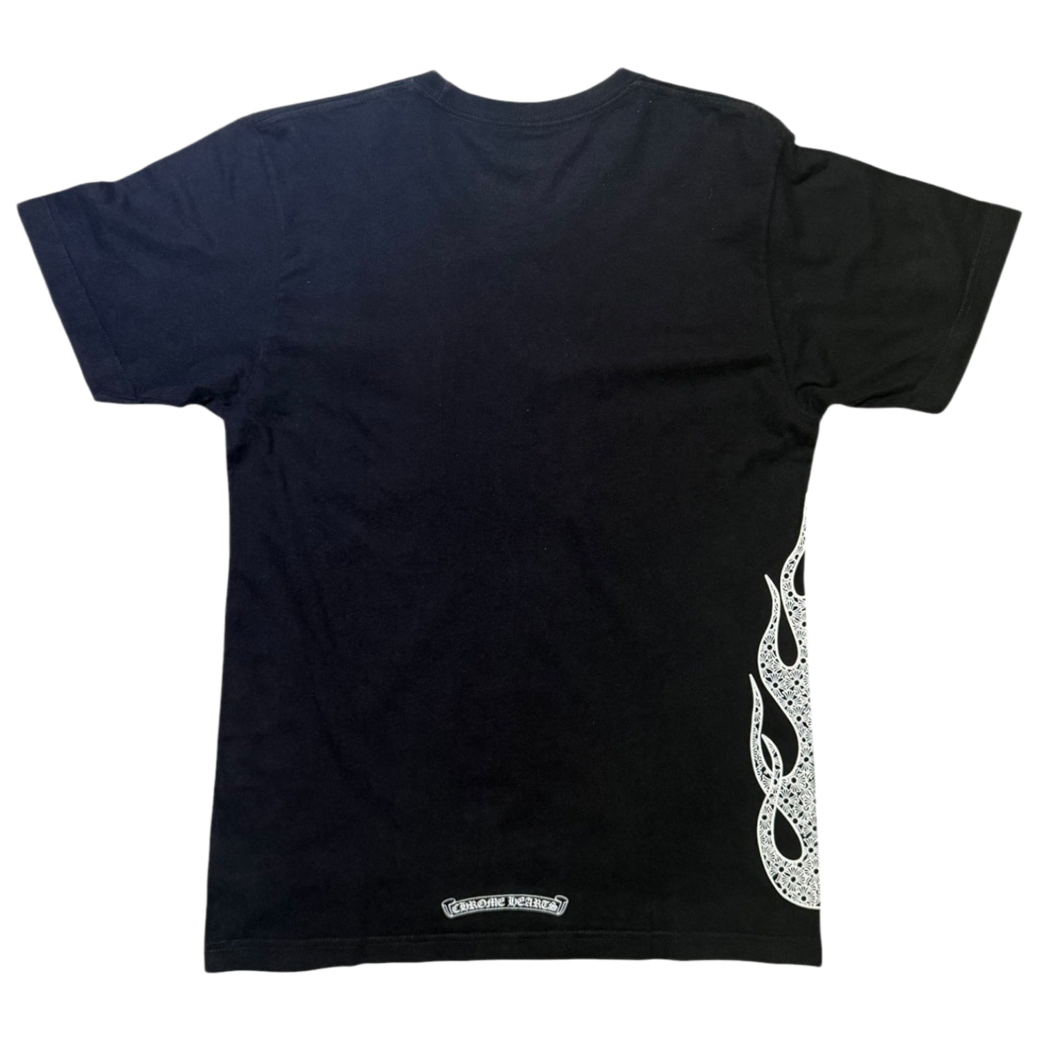 Chrome Hearts Side Flames T-Shirt Black