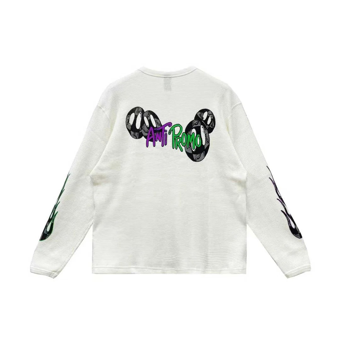 Matty Boy Anti Promo Flames Thermal White