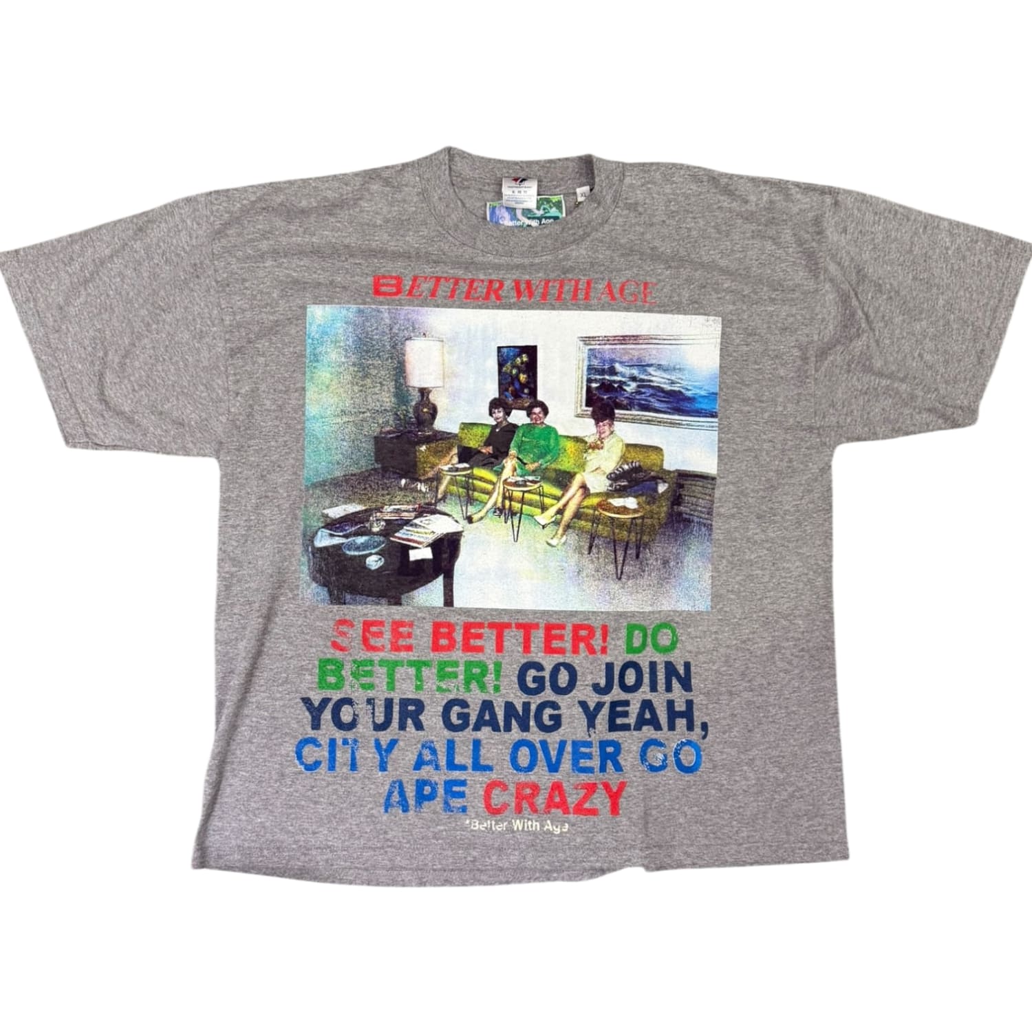 Better with Age See Better T-Shirt Grey