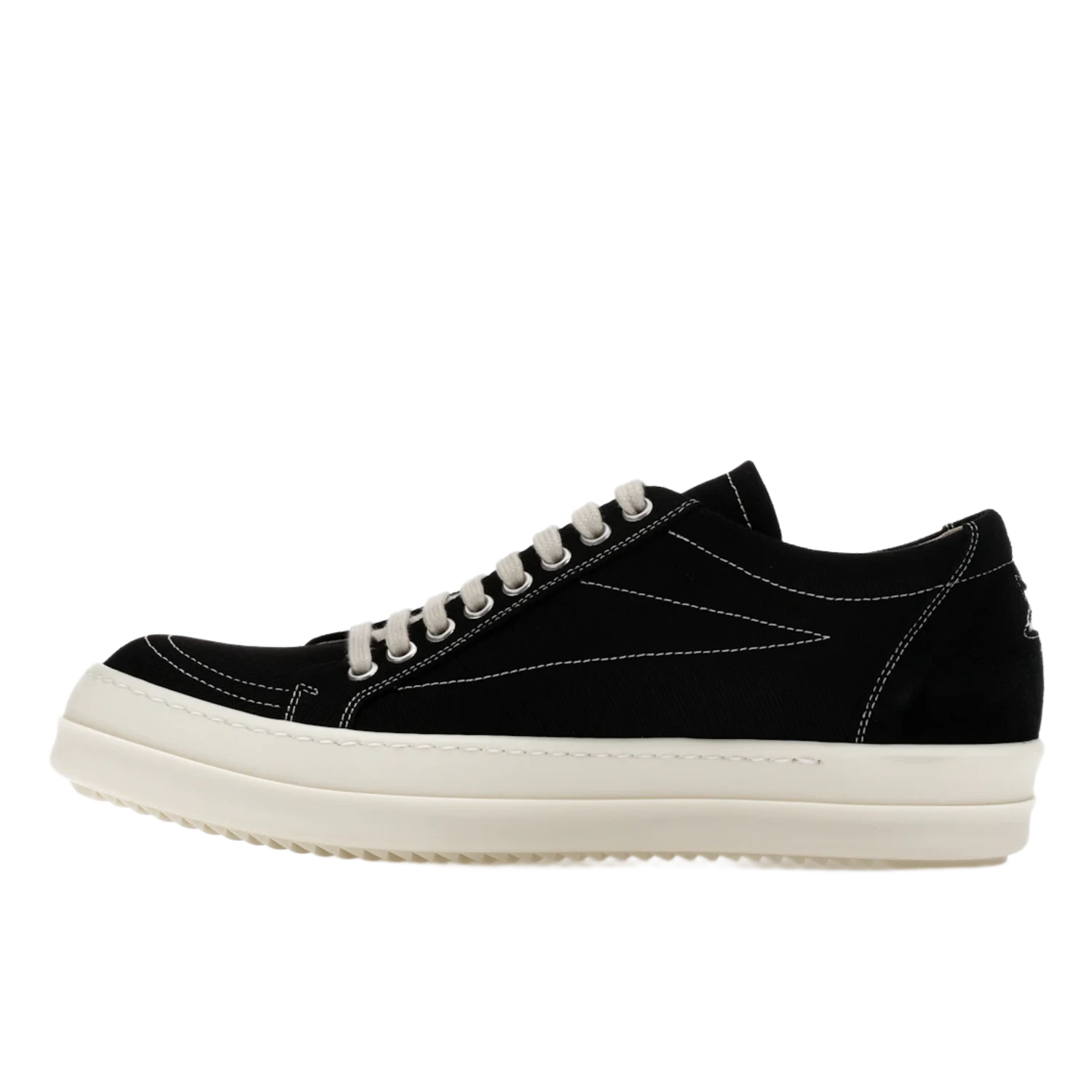 Rick Owens DRKSHDW SS26 Vintage Sneaks Temple Penta Black Milk