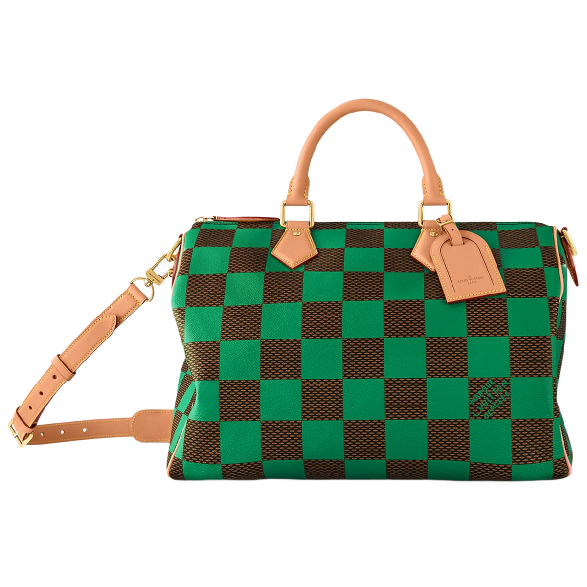 Louis Vuitton Speedy 40 Bandoulière Damier Pop Green