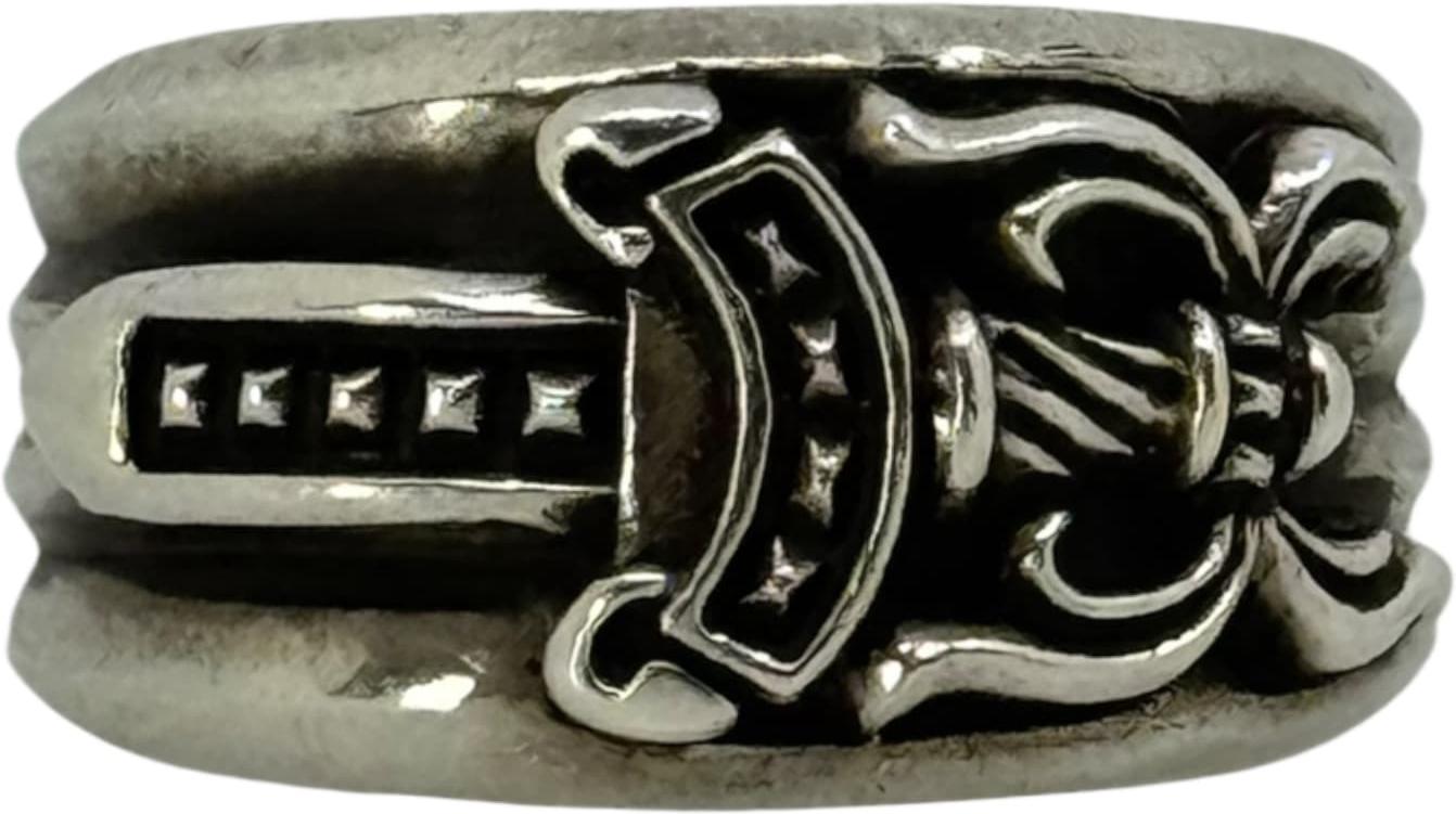 Chrome Hearts Silver Dagger Ring - US Size 11
