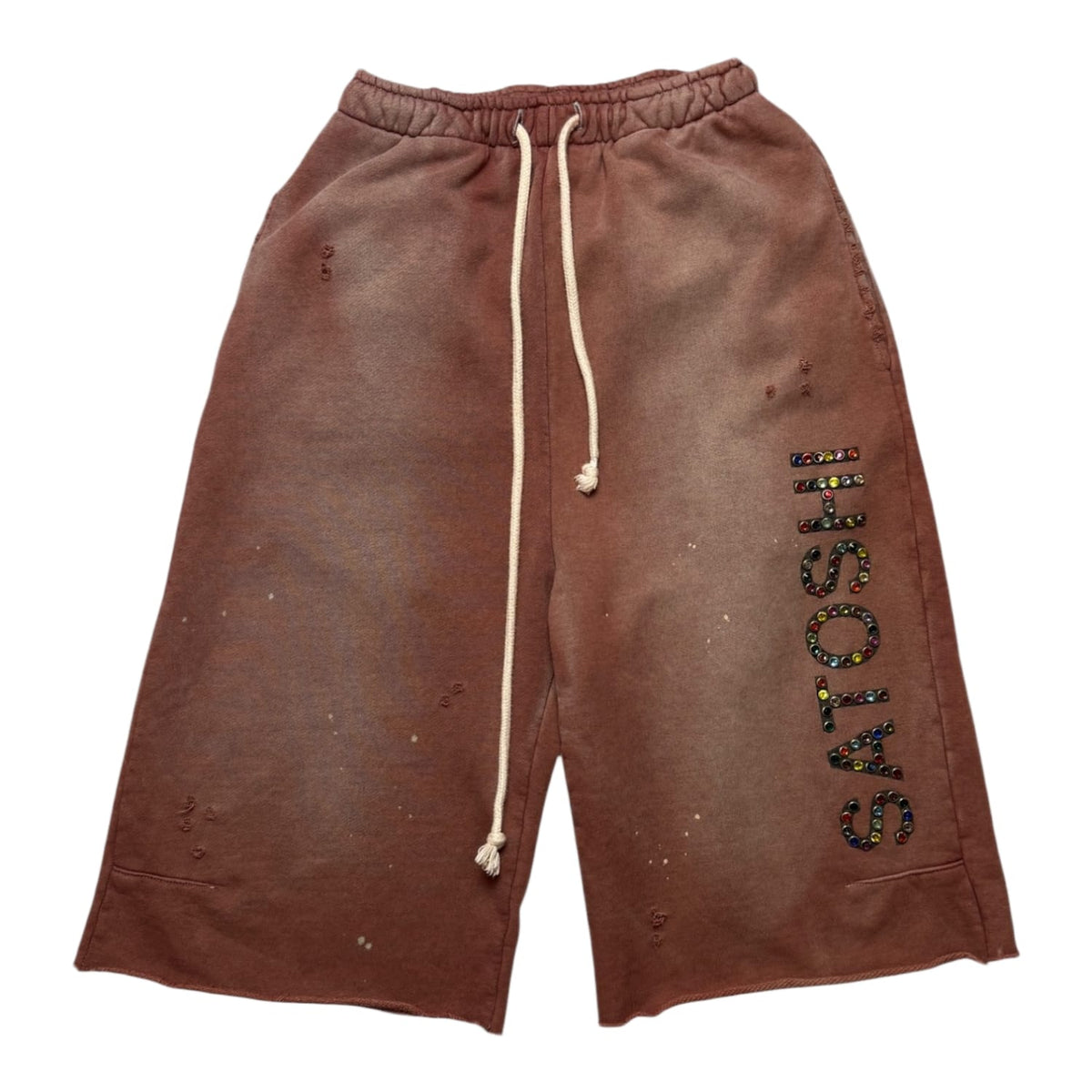 Satoshi Nakamoto Drifter Sweatshorts Brown