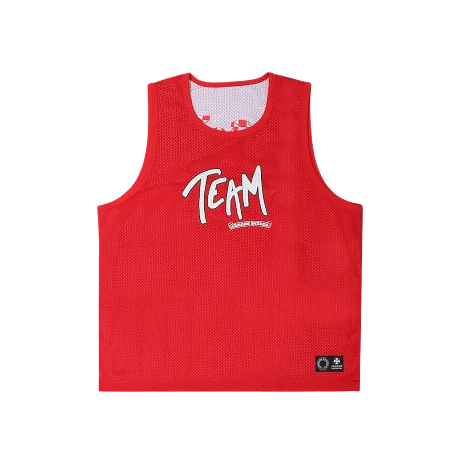 Chrome Hearts Matty Boy Sports Mesh Reversible Basketball Jersey Red