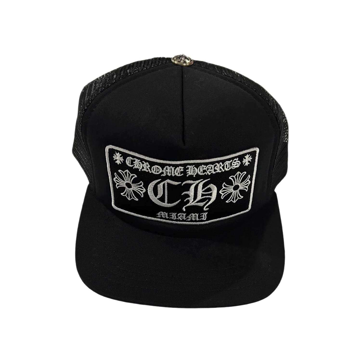 Chrome Hearts Miami Exclusive Trucker Hat Black