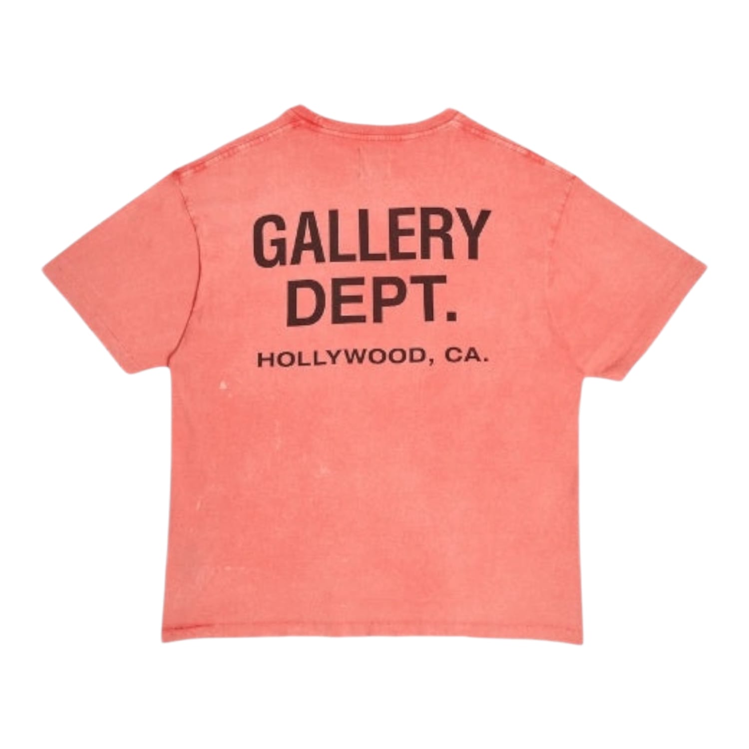 Gallery Dept. Sun Faded Red & Black Logo T-Shirt