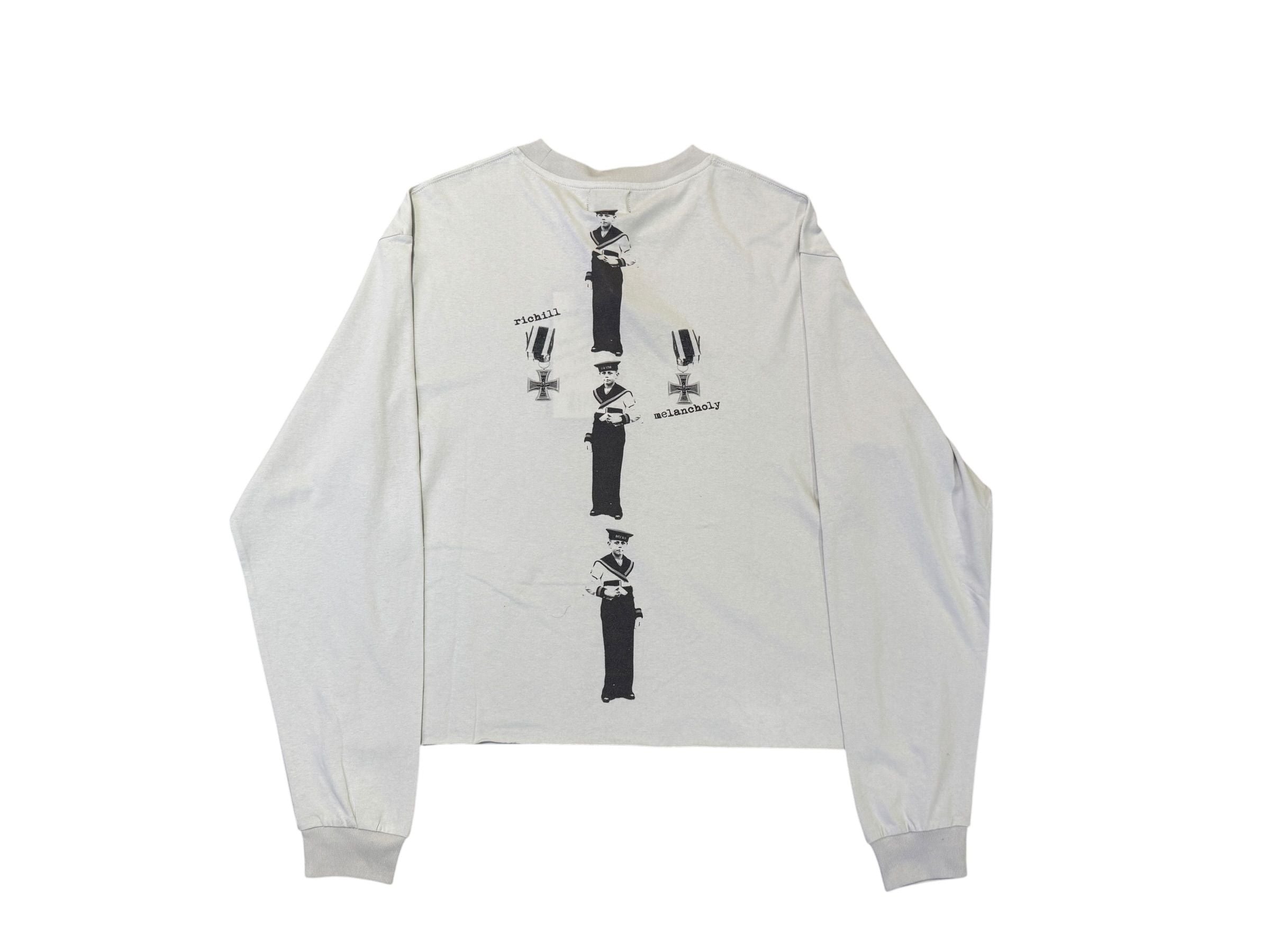 Richill Melancholy Naval Training LS T-Shirt White