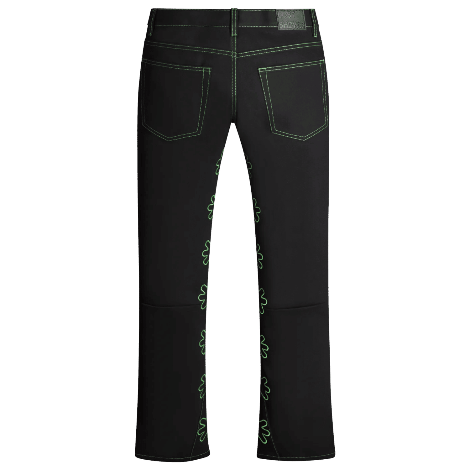 LostShdws Drkshdws Outline Denim Pants Green