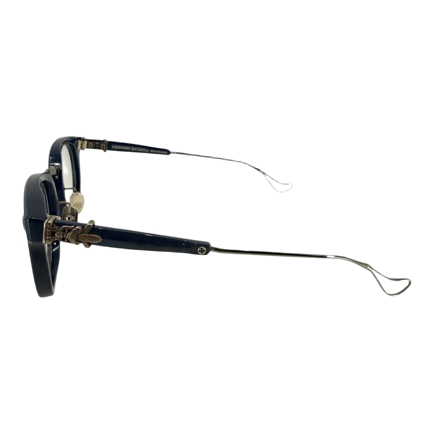 Chrome Hearts Sac Peacock Blue/Silver Glasses