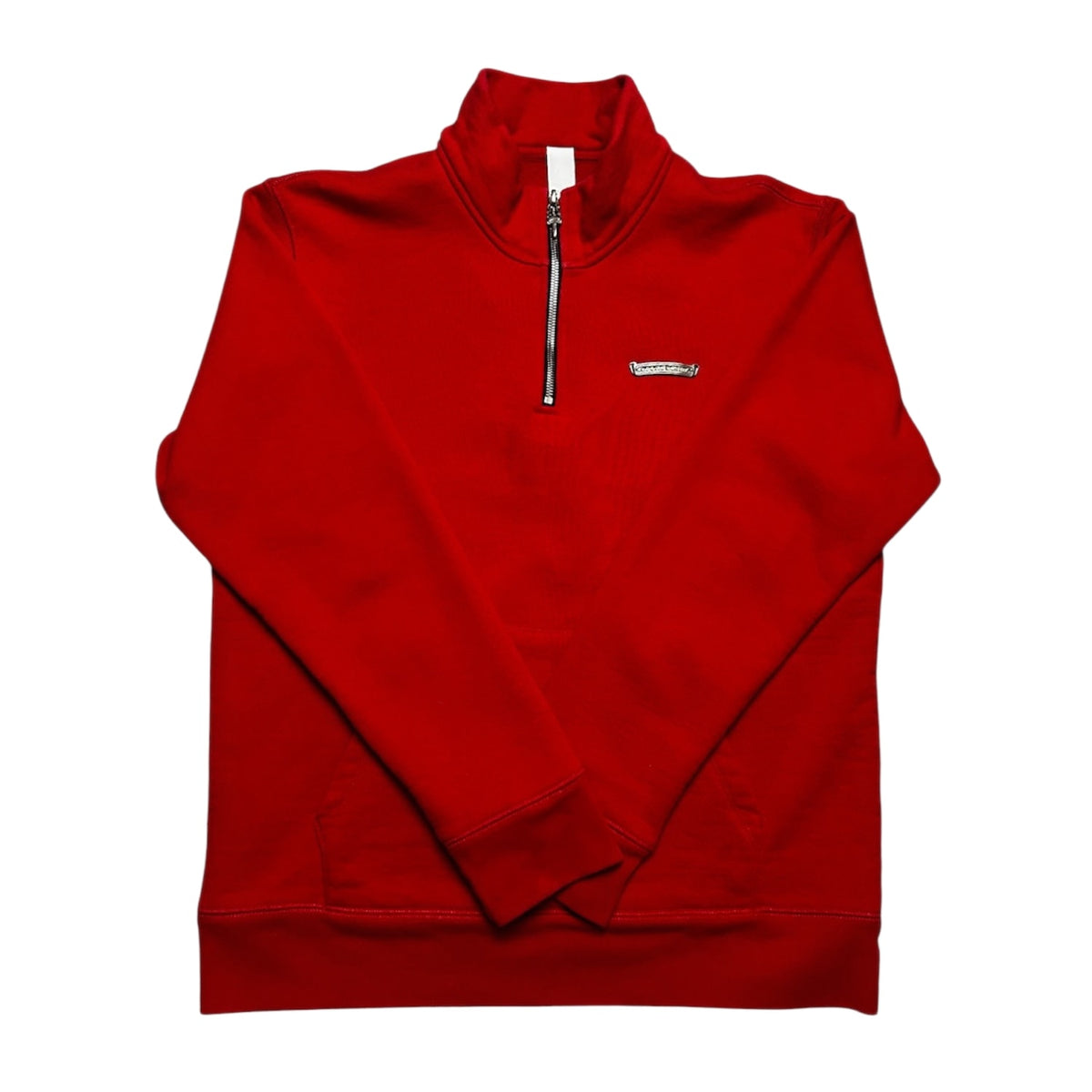 Chrome Hearts King Taco Embroidered Quarter Zip Red