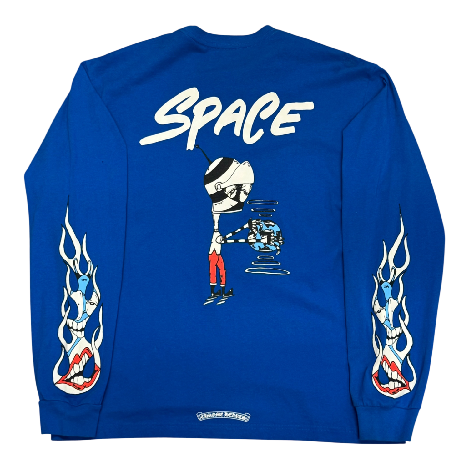 Chrome Hearts Matty Boy Space L/S T-shirt Blue