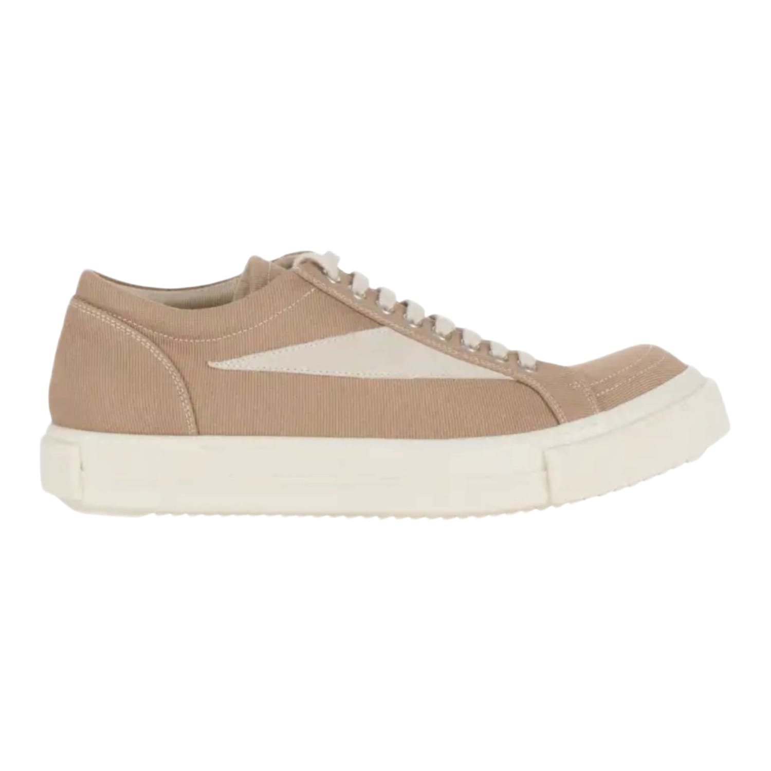 Rick Owens DRKSHDW Vintage Sneaker in Flesh Milk