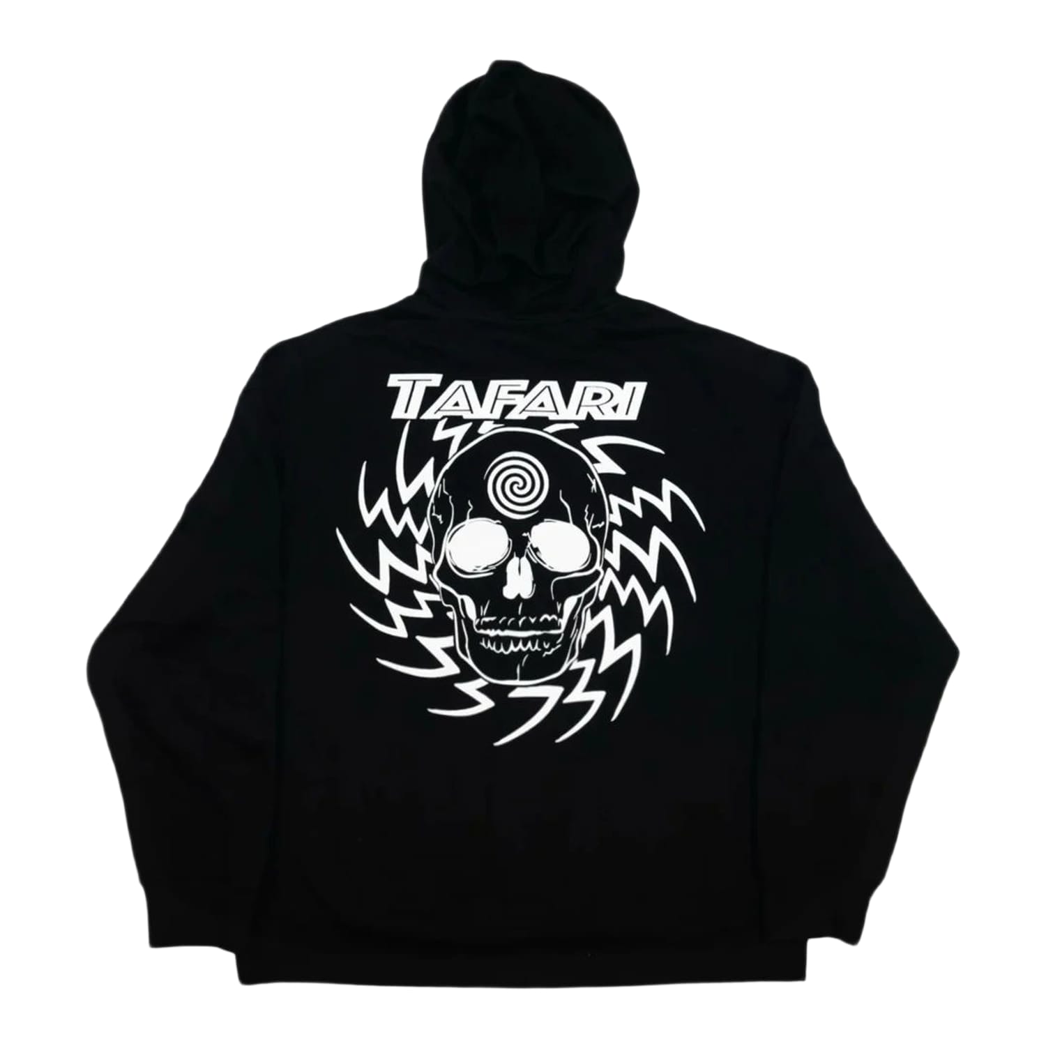 Tafari Frequency Skull Hoodie Black