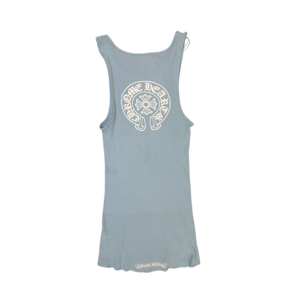 Chrome Hearts Baby Blue Rib Tank Blue